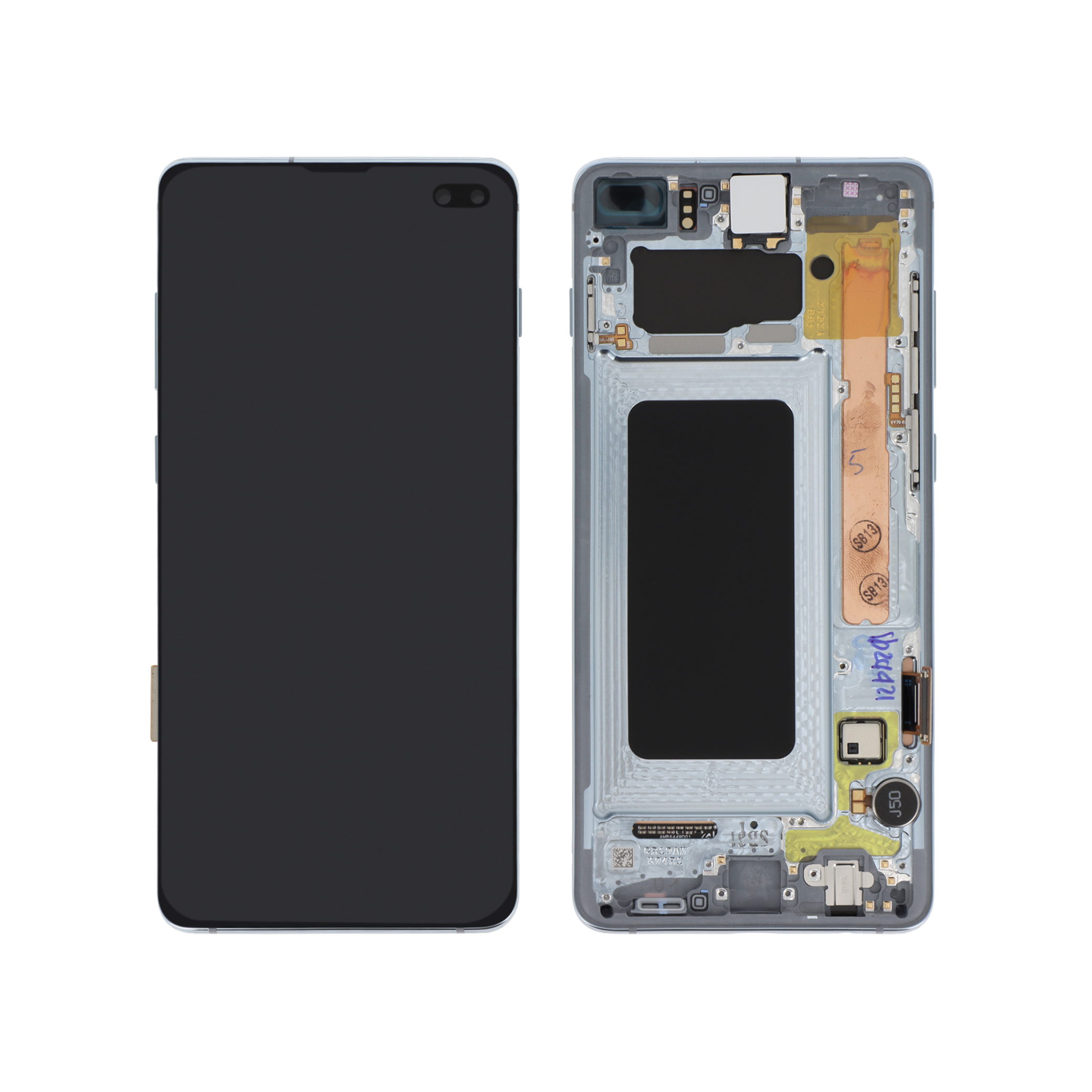 Display complet Samsung Galaxy S10+ (G975F) Albastru Service Pack
