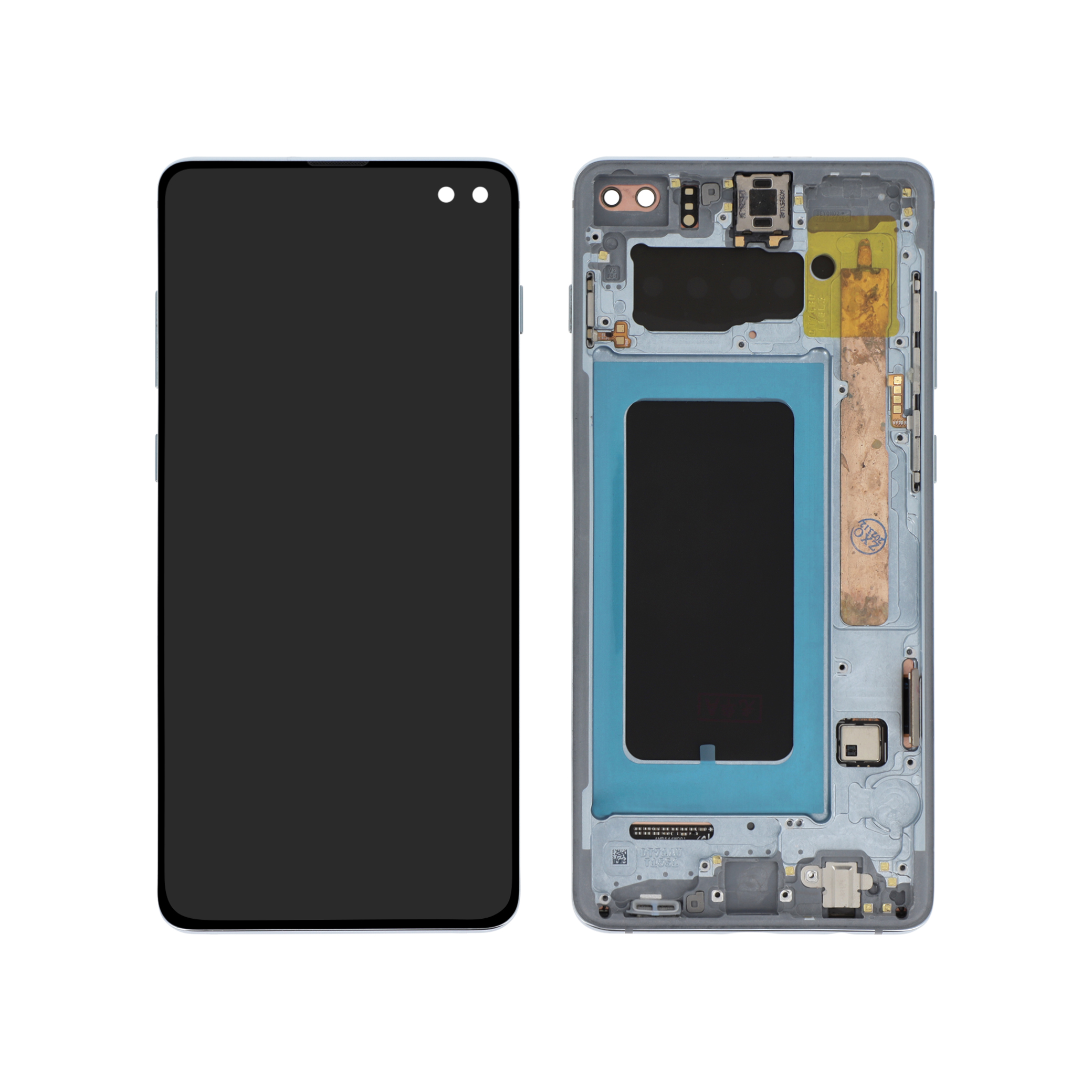 Display complet cu ramă Reconditionat Blue Samsung Galaxy S10+ (G975F)