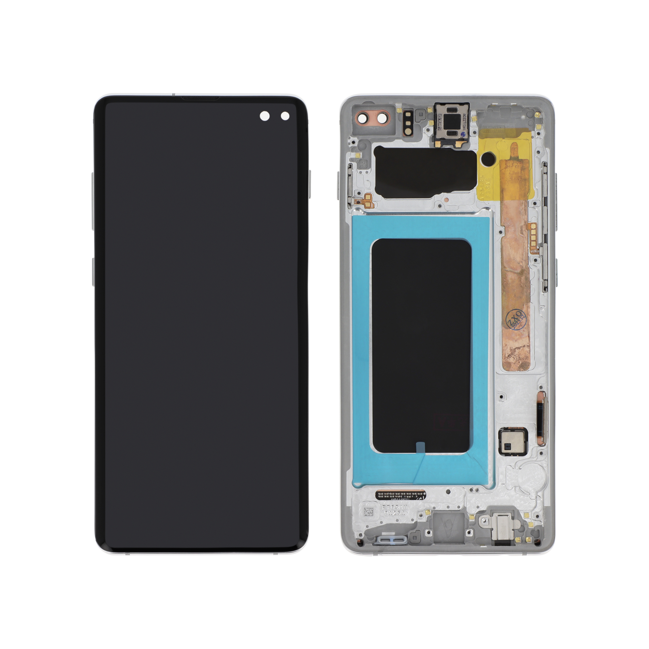 Display complet cu ramă Reconditionat White Samsung Galaxy S10+ (G975F)