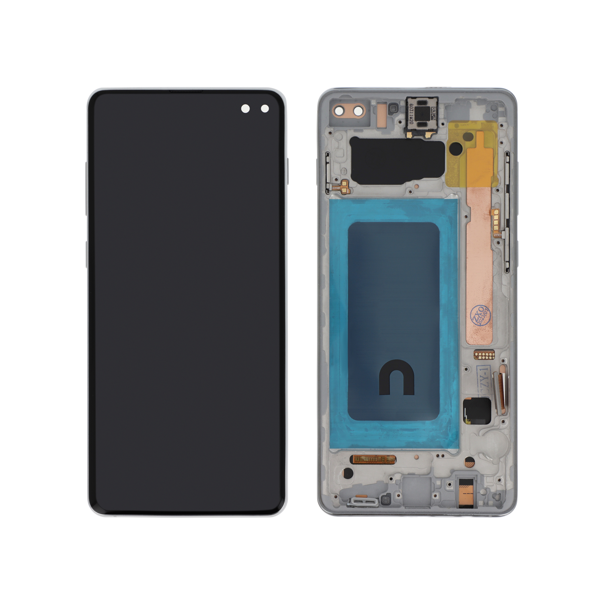 Display LCD Complet White Samsung Galaxy S10+ (G975F) Compatibil