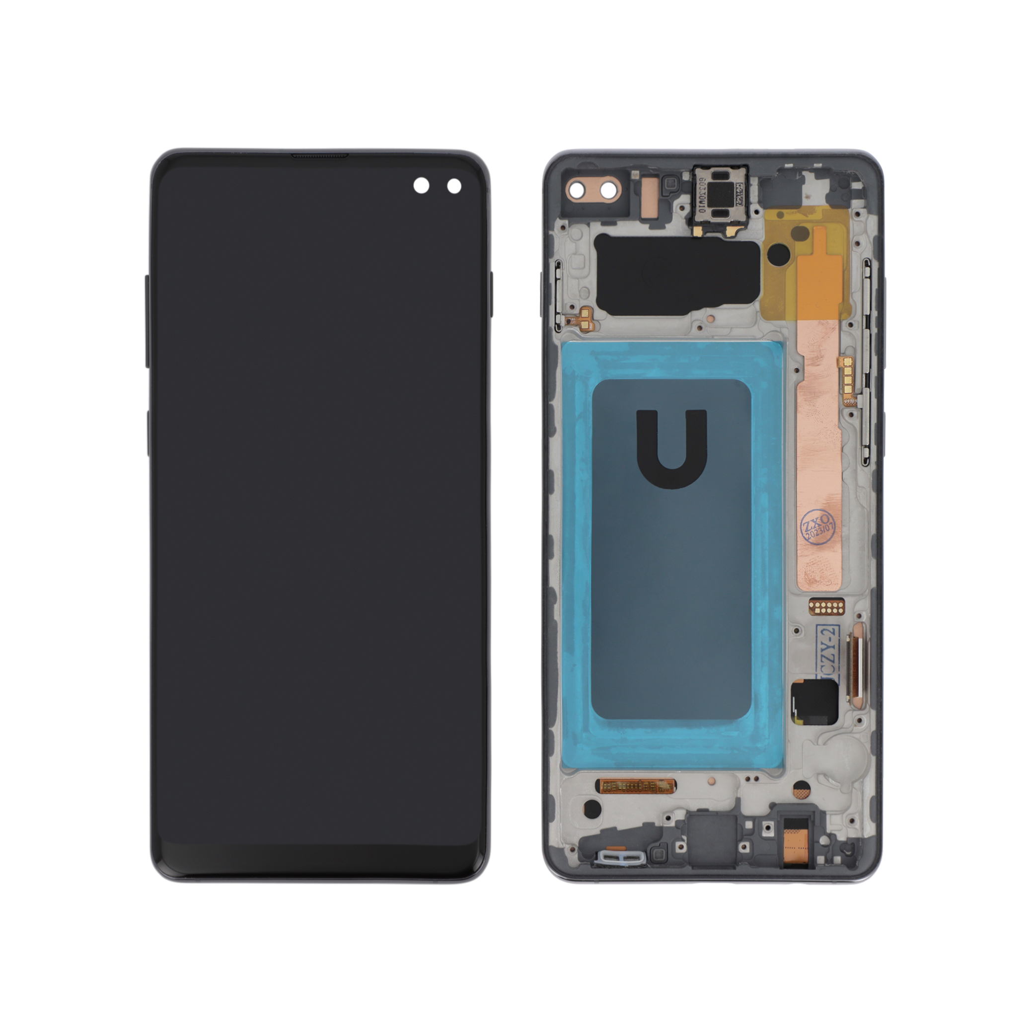 Display complet LCD Samsung Galaxy S10+ (G975F) Negru Compatibil
