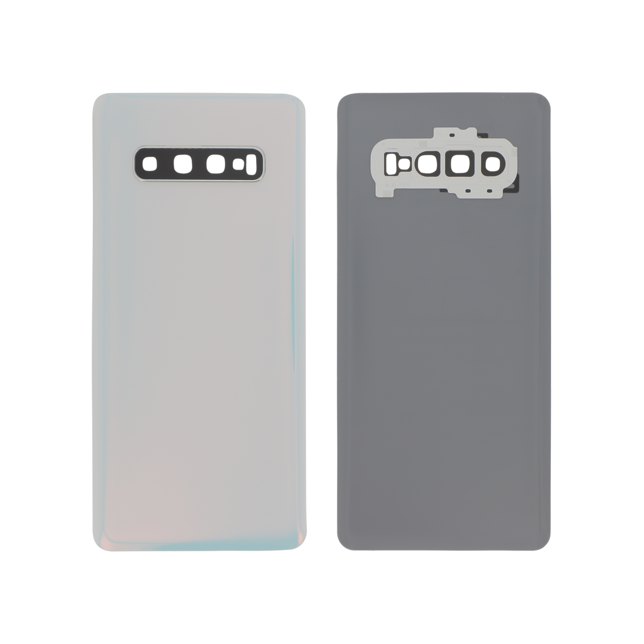 Capac spate White Samsung Galaxy S10+ (G975F), fara logo, compatibil