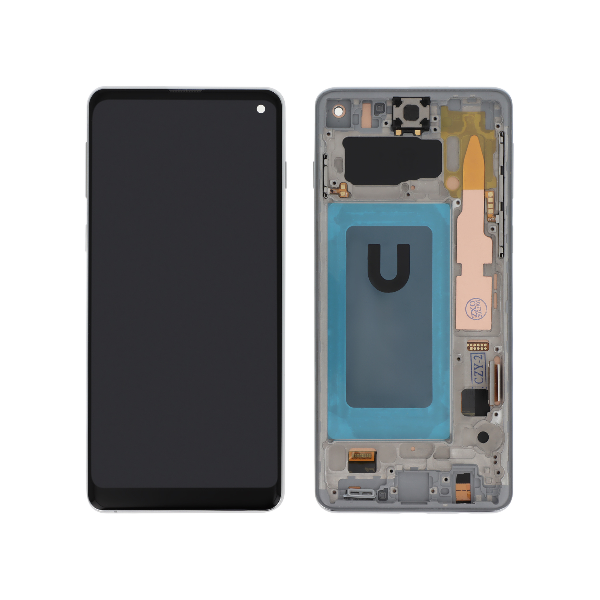 Display complet LCD Samsung Galaxy S10 (G973F) Alb Compatibil