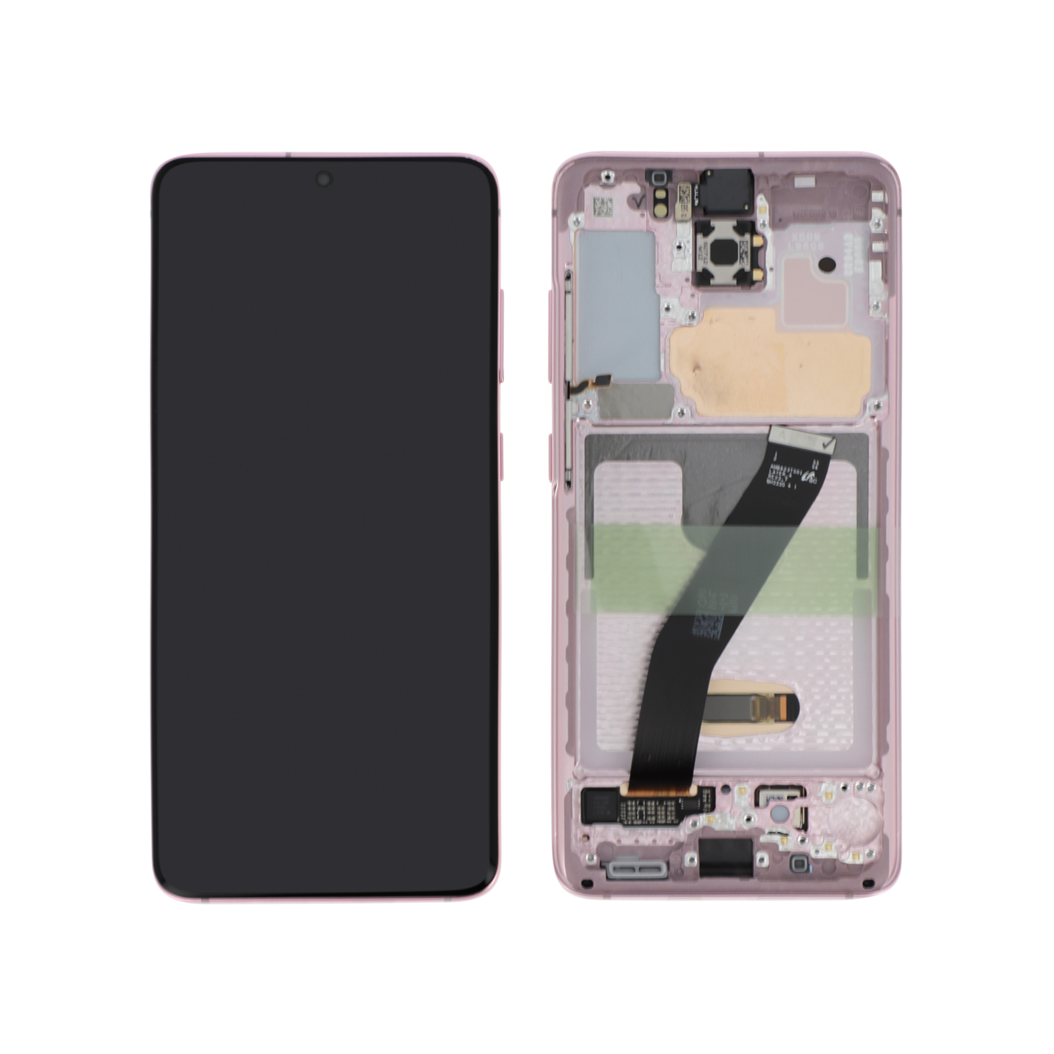 Display complet Samsung Galaxy S20 / S20 5G (G980F/G981B) Roz, fara Cameră, Service Pack