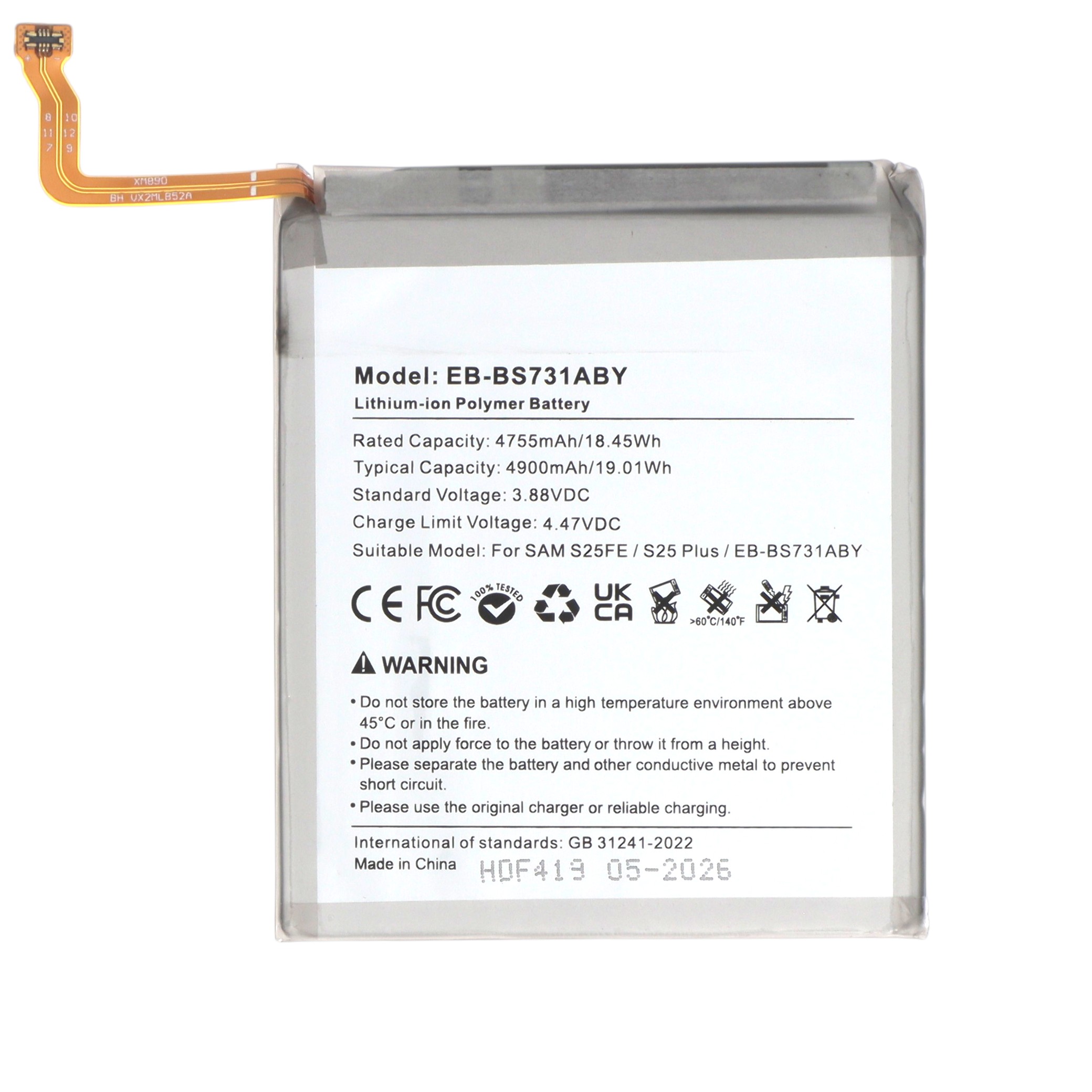 Baterie Samsung Galaxy S25 FE (S731B) Compatibil