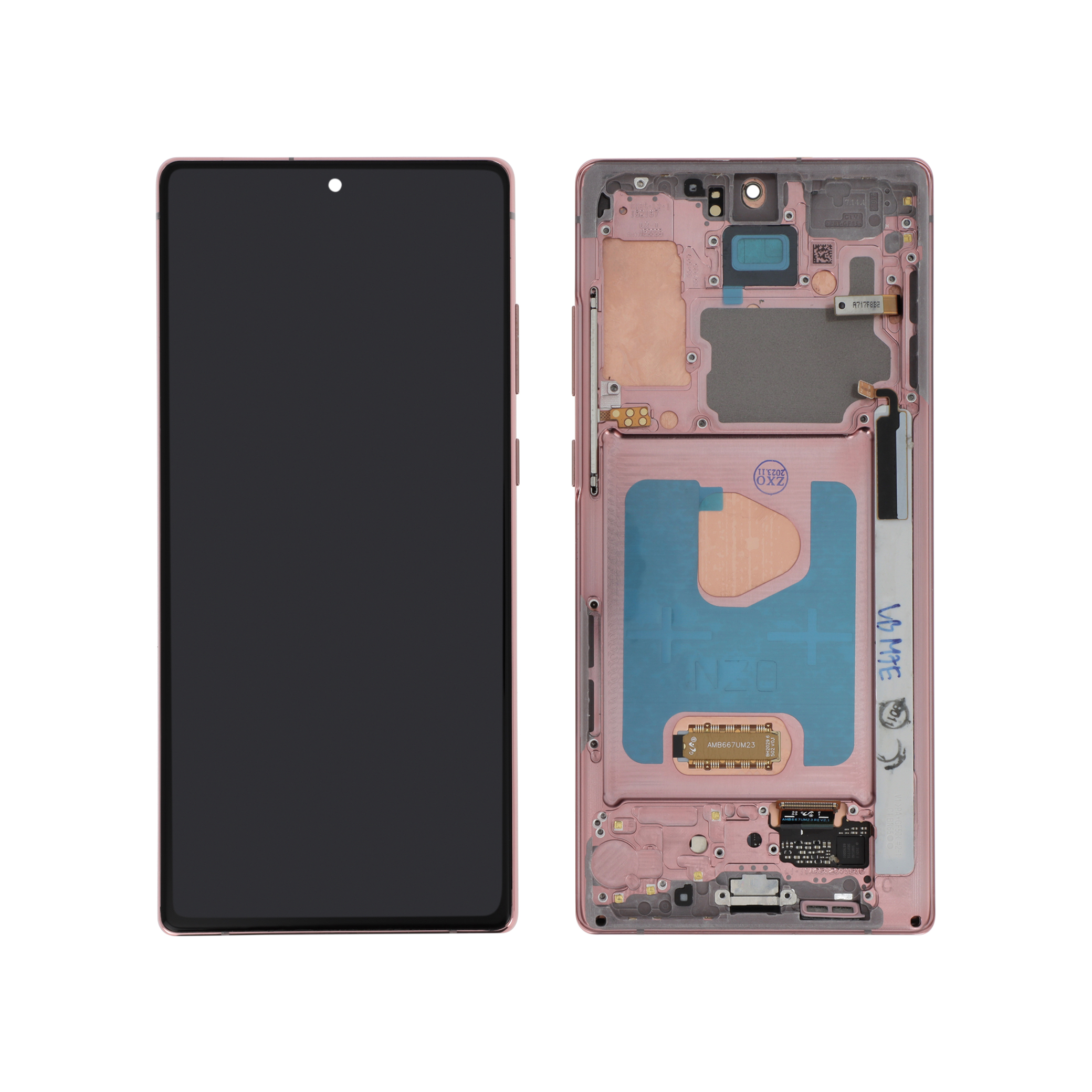 Display complet cu ramă Reconditionat Samsung Galaxy Note 20 N980F Bronze
