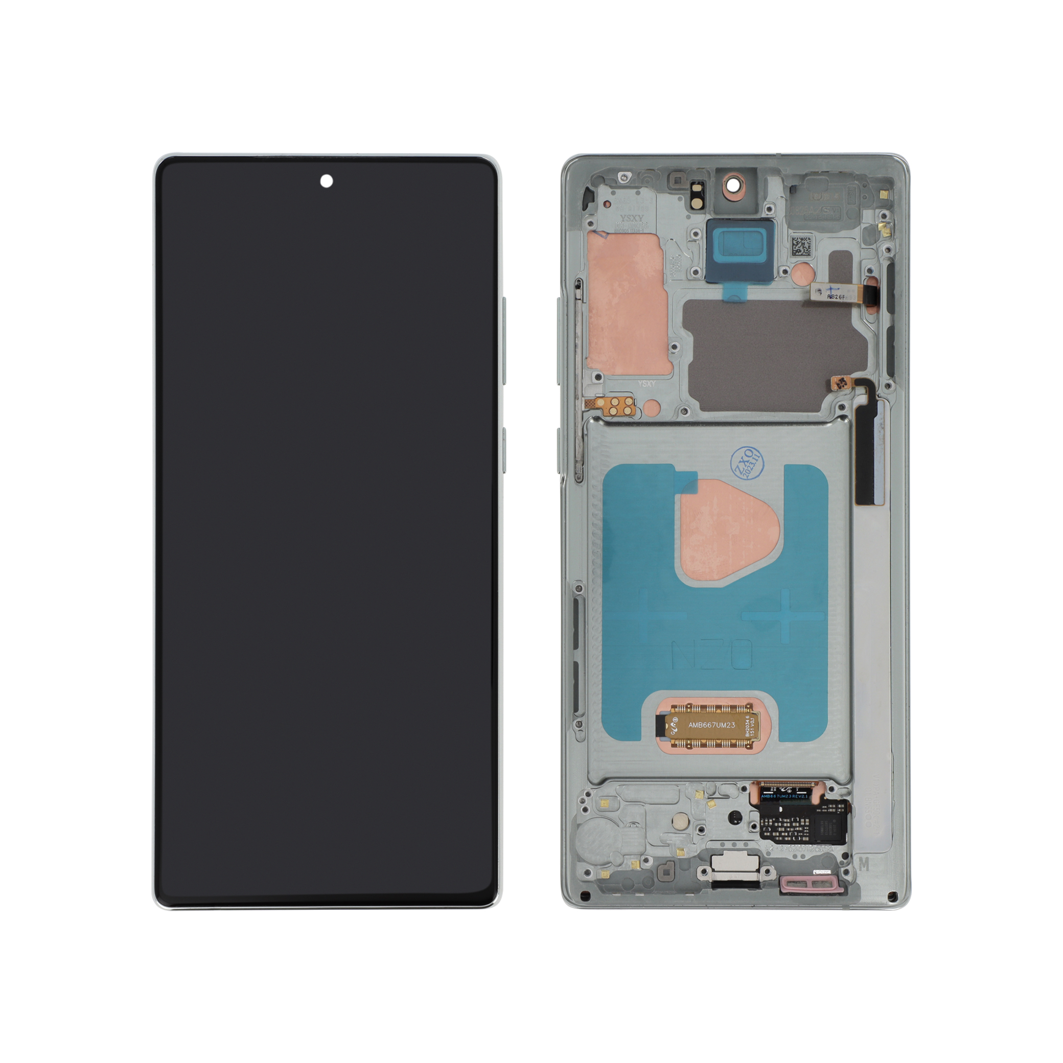 Display complet cu ramă Reconditionat Samsung Galaxy Note 20 N980F Verde
