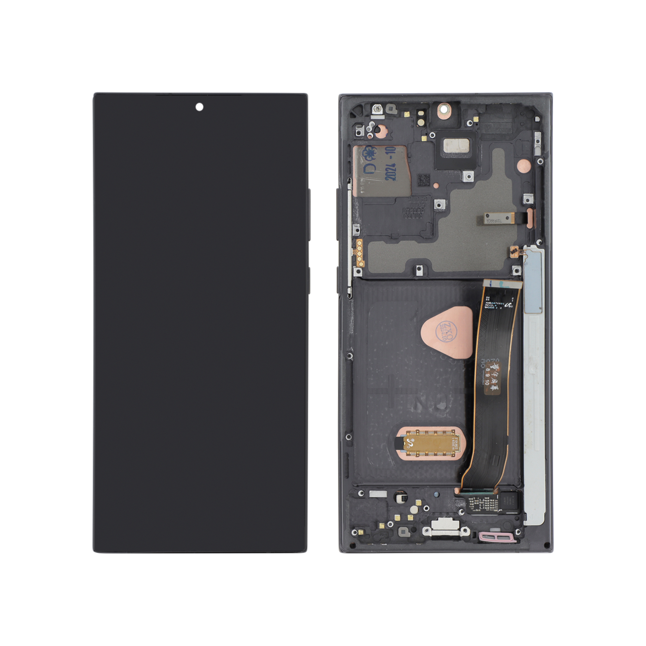 Display complet Reconditionat Samsung Galaxy Note 20 Ultra / Note 20 Ultra 5G Black cu ramă