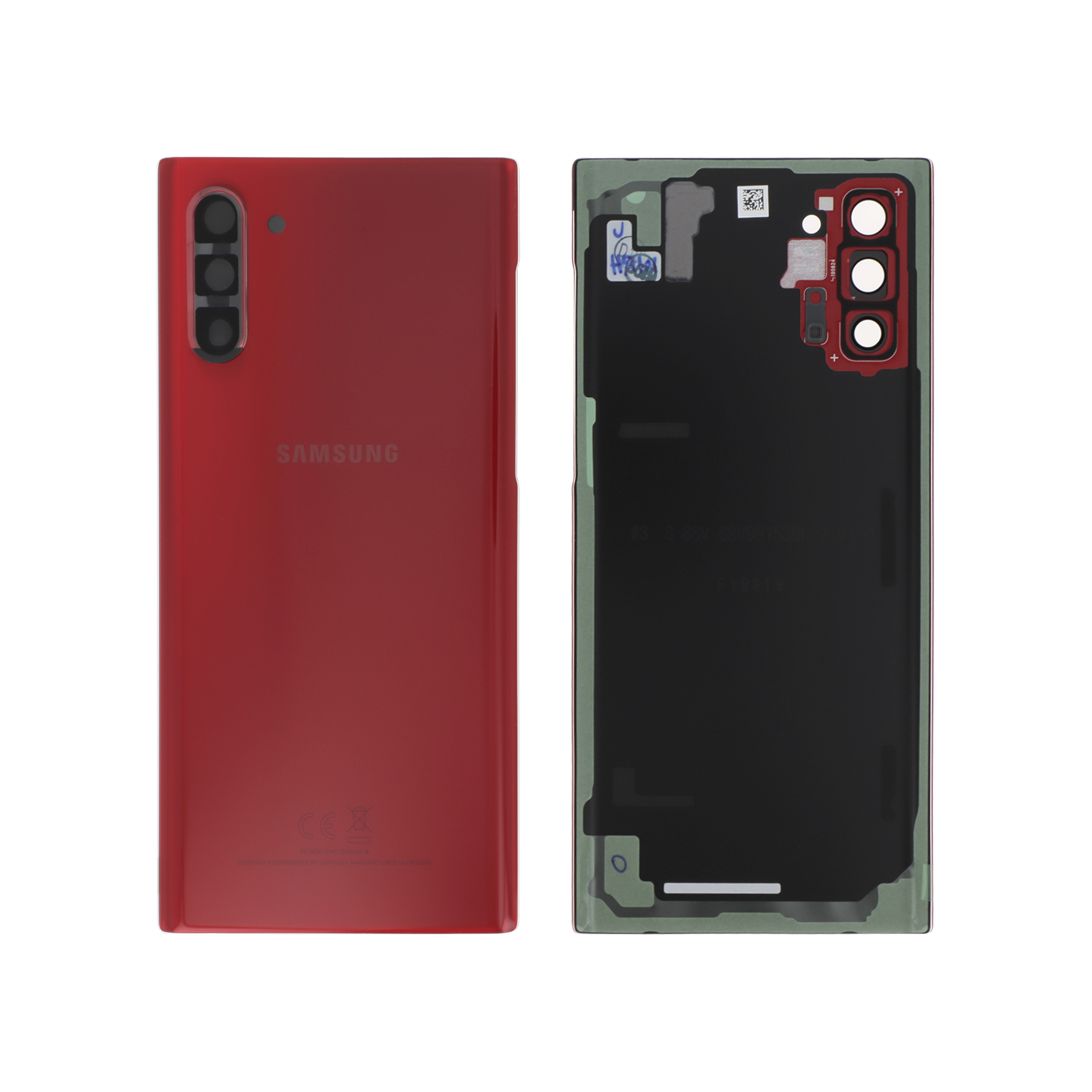 Capac spate Samsung Galaxy Note 10 (N970F) Red Service Pack