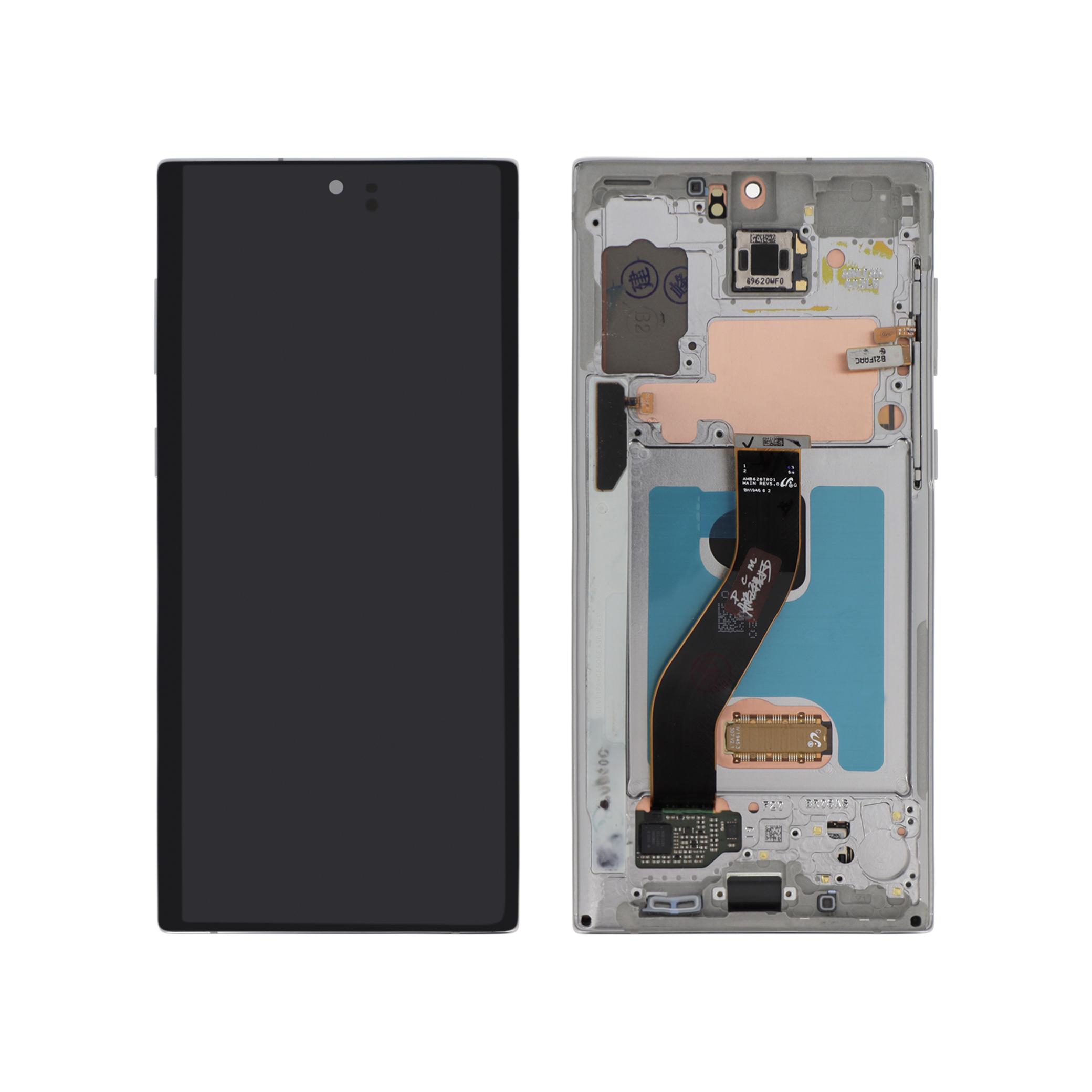 Display complet Samsung Galaxy Note 10 N970F Silver Reconditionat