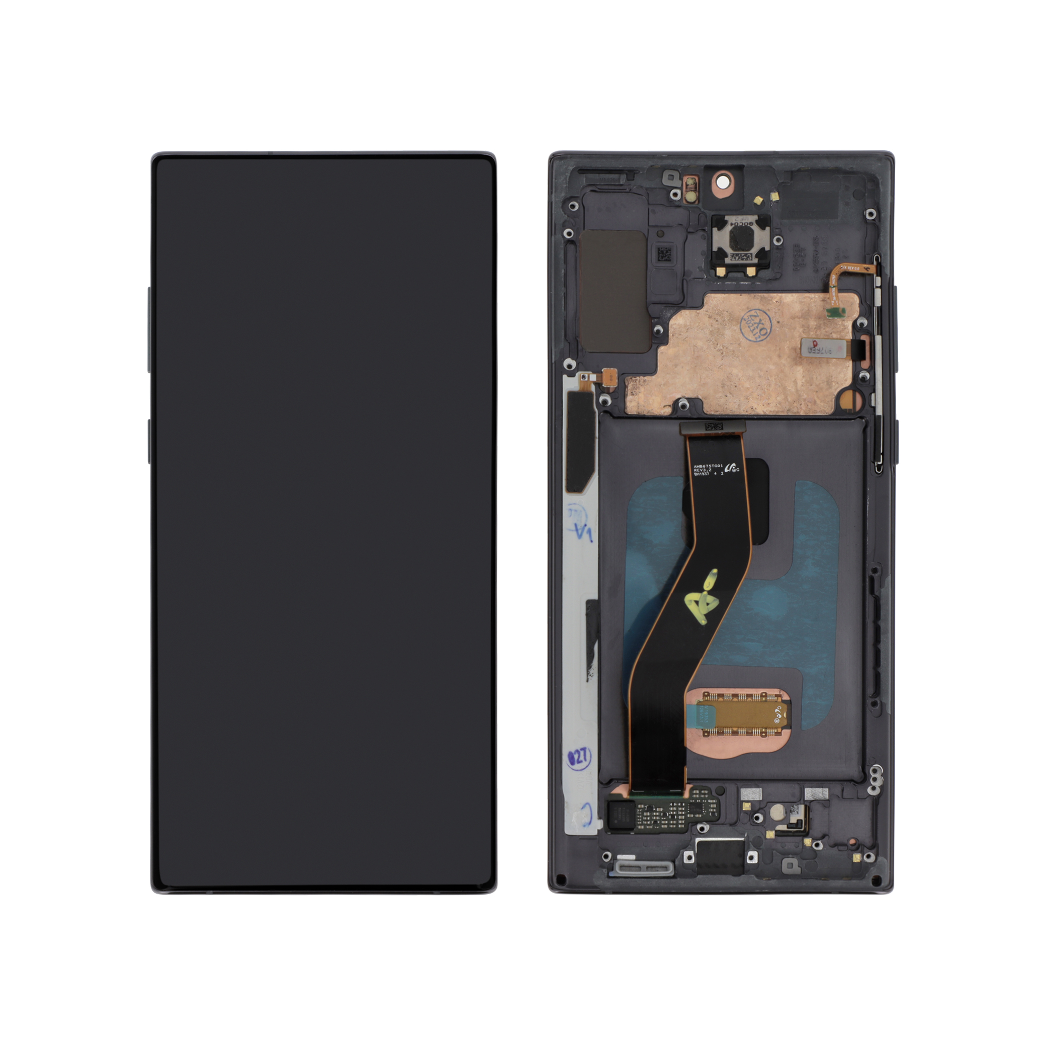Display complet Samsung Galaxy Note 10+ N975F/N976B Black cu ramă Reconditionat