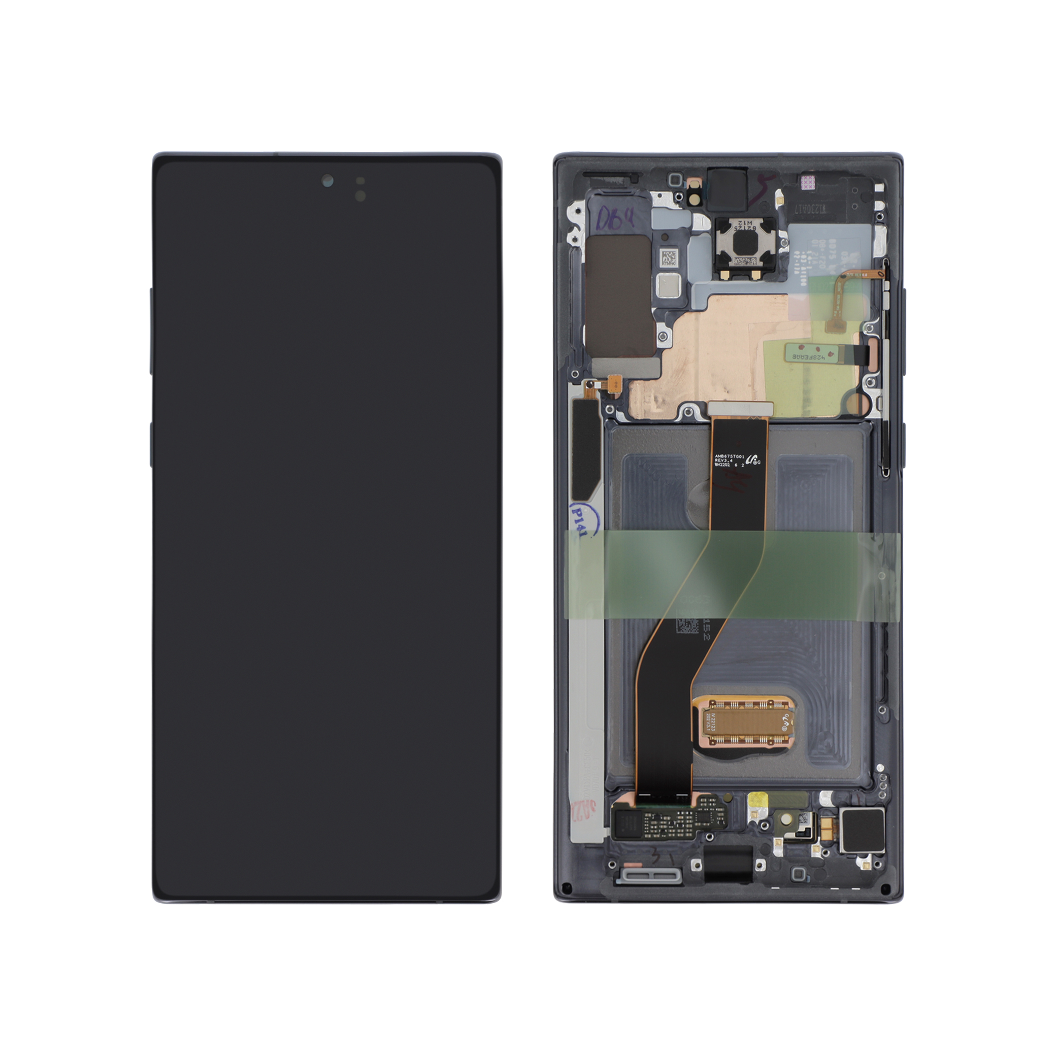 Display complet Samsung Galaxy Note 10+ / Note 10+ 5G (N975F/N976B) Black Service Pack