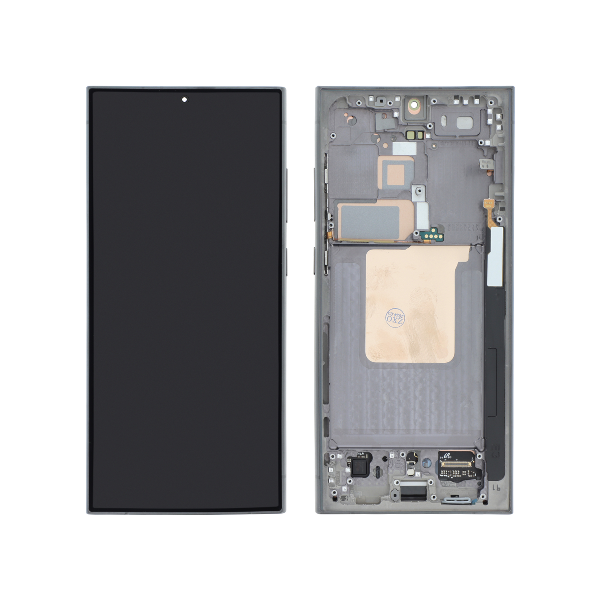 Display complet Reconditionat Samsung Galaxy S24 Ultra (S928B) Black Titanium cu ramă