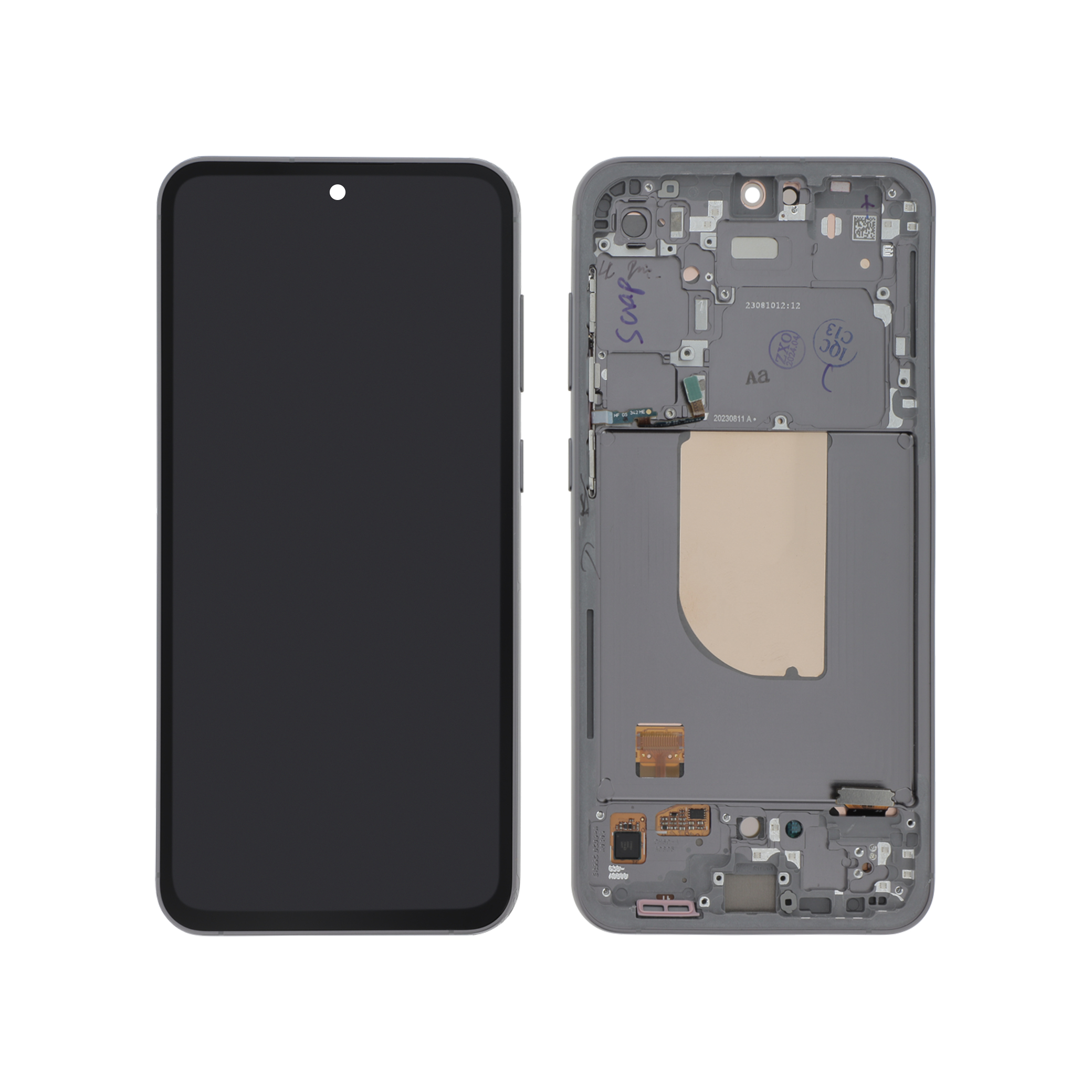 Display complet Reconditionat Samsung Galaxy S23 FE (S711B) Graphite cu ramă