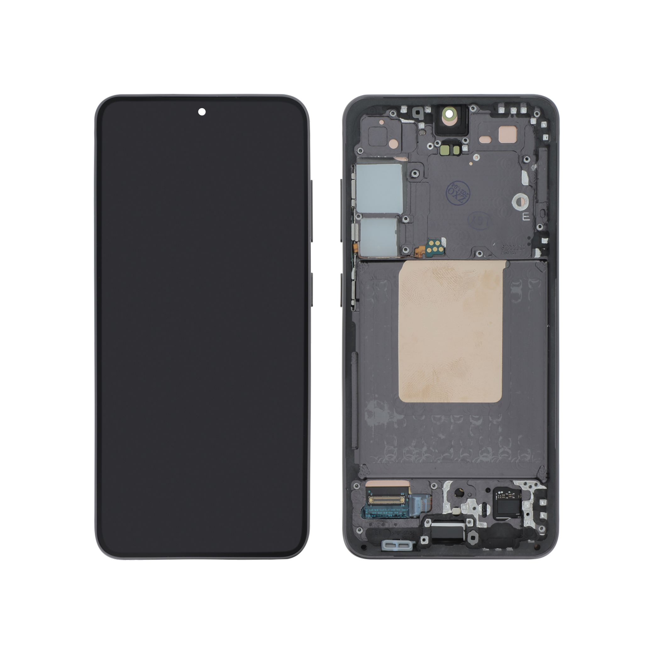 Display complet Reconditionat Samsung Galaxy S24 (S921B) Black cu ramă
