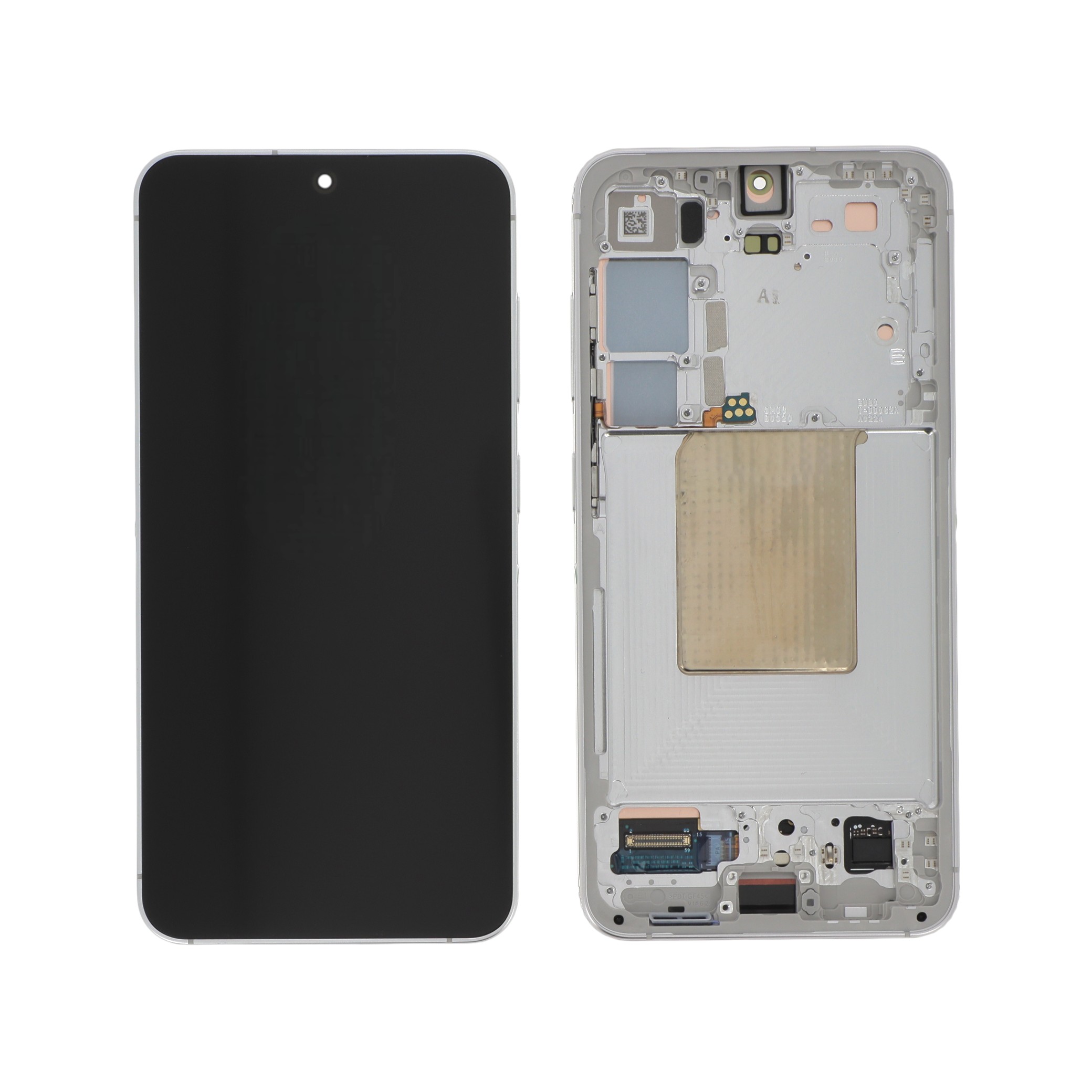 Display complet Samsung Galaxy S24 (S921B) alb Service Pack PA