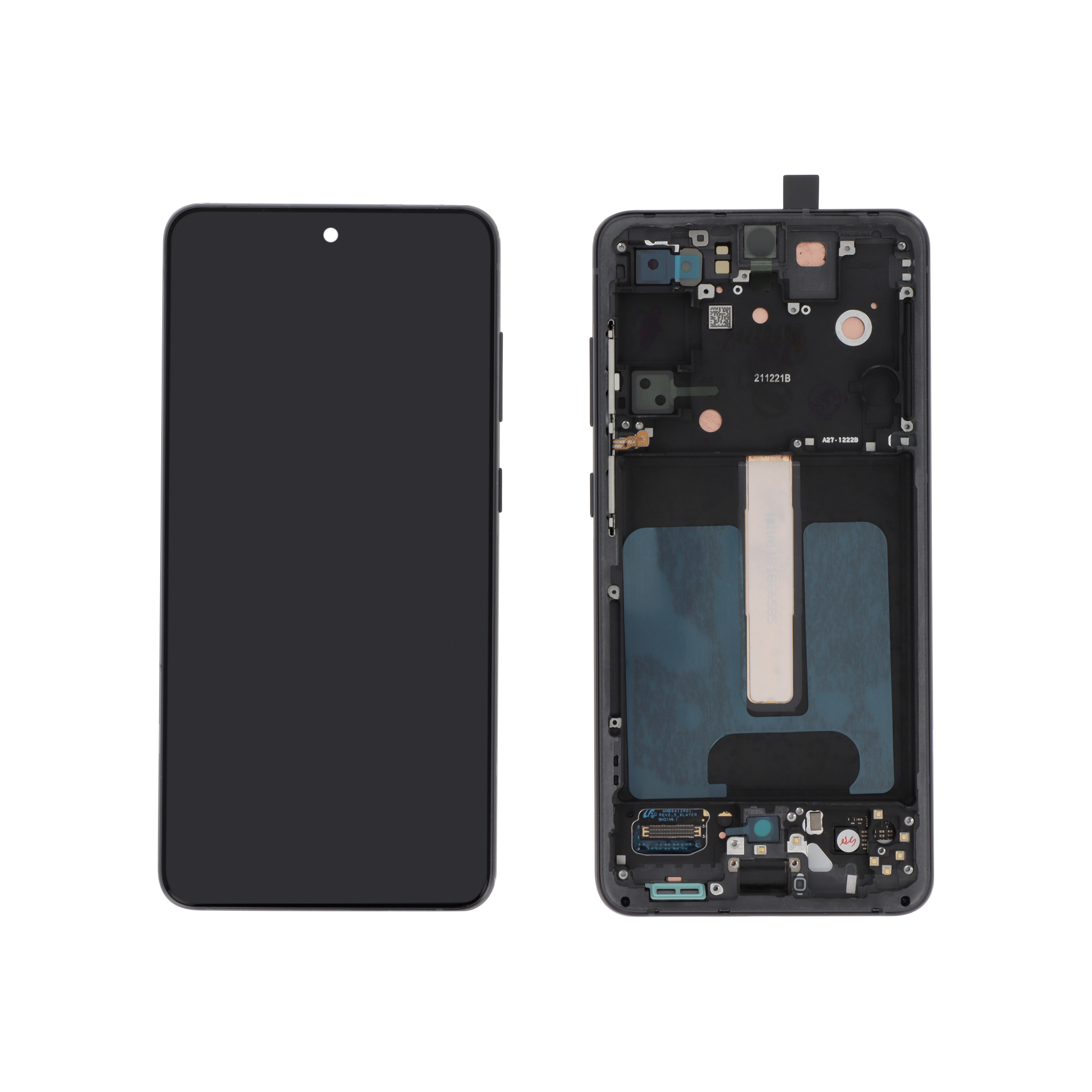 Display complet Reconditionat Samsung Galaxy S21 FE G990B Graphite cu ramă