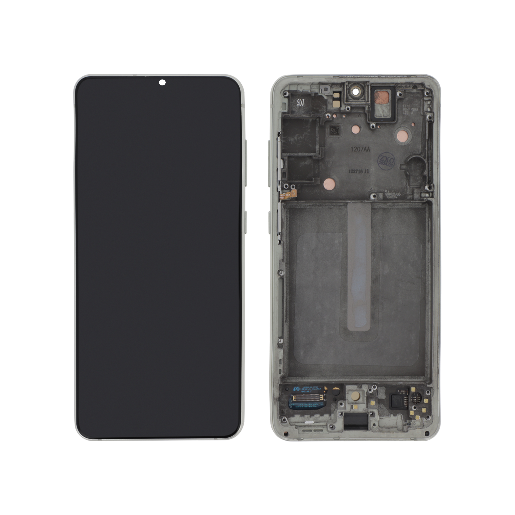 Display complet Reconditionat cu ramă Samsung Galaxy S21 FE 5G (G990B), Olive