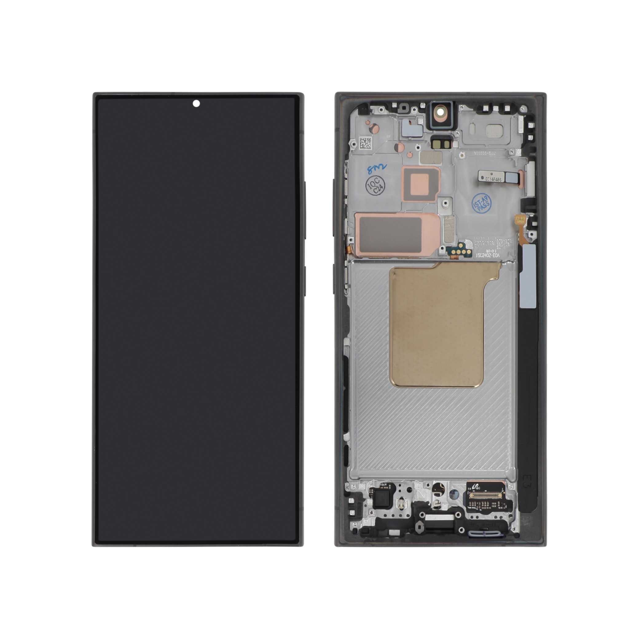 Display Assembly Samsung Galaxy S24 Ultra (S928) Titanium Black Service Pack PA