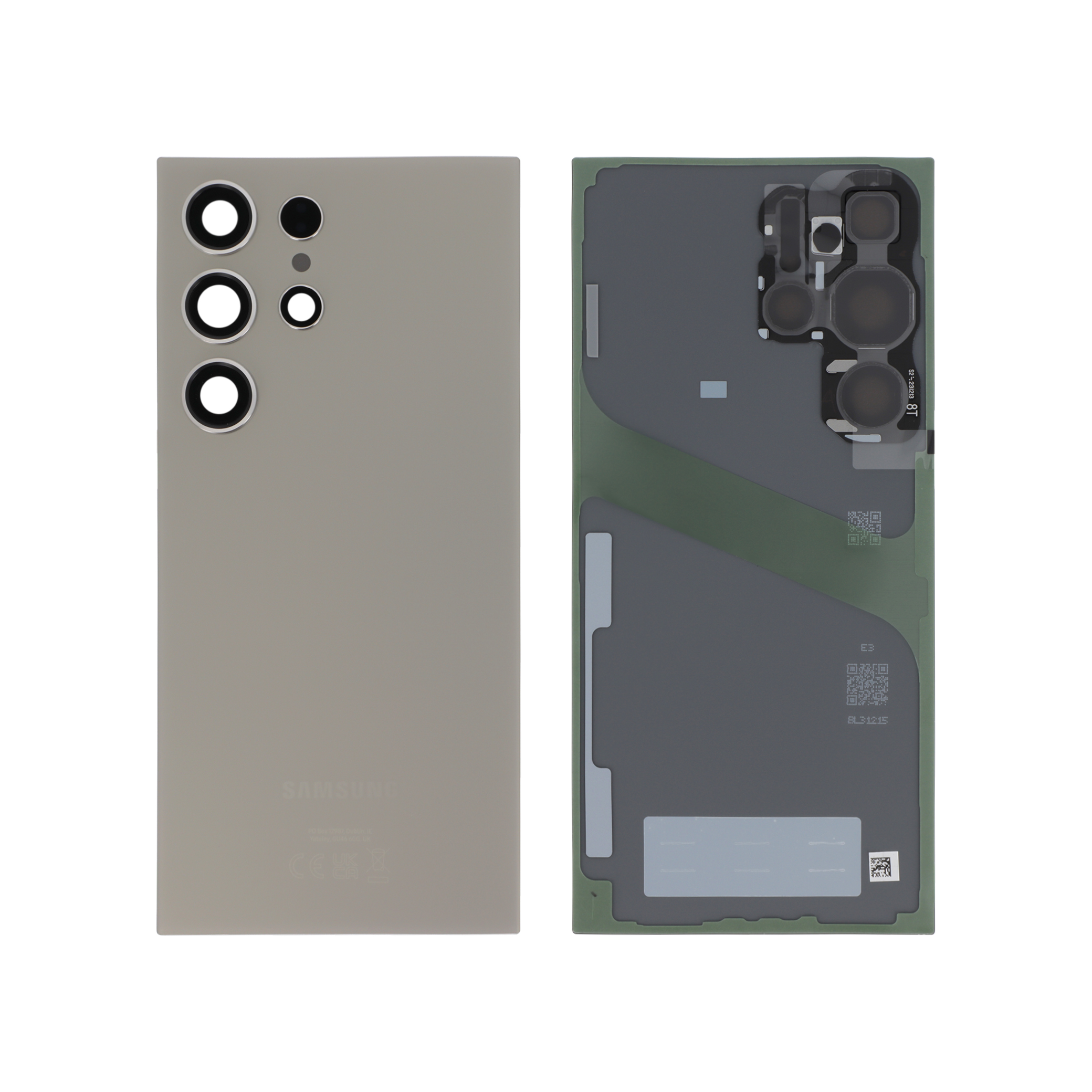Capac spate Titanium Gray Samsung Galaxy S24 Ultra (S928B) Service Pack