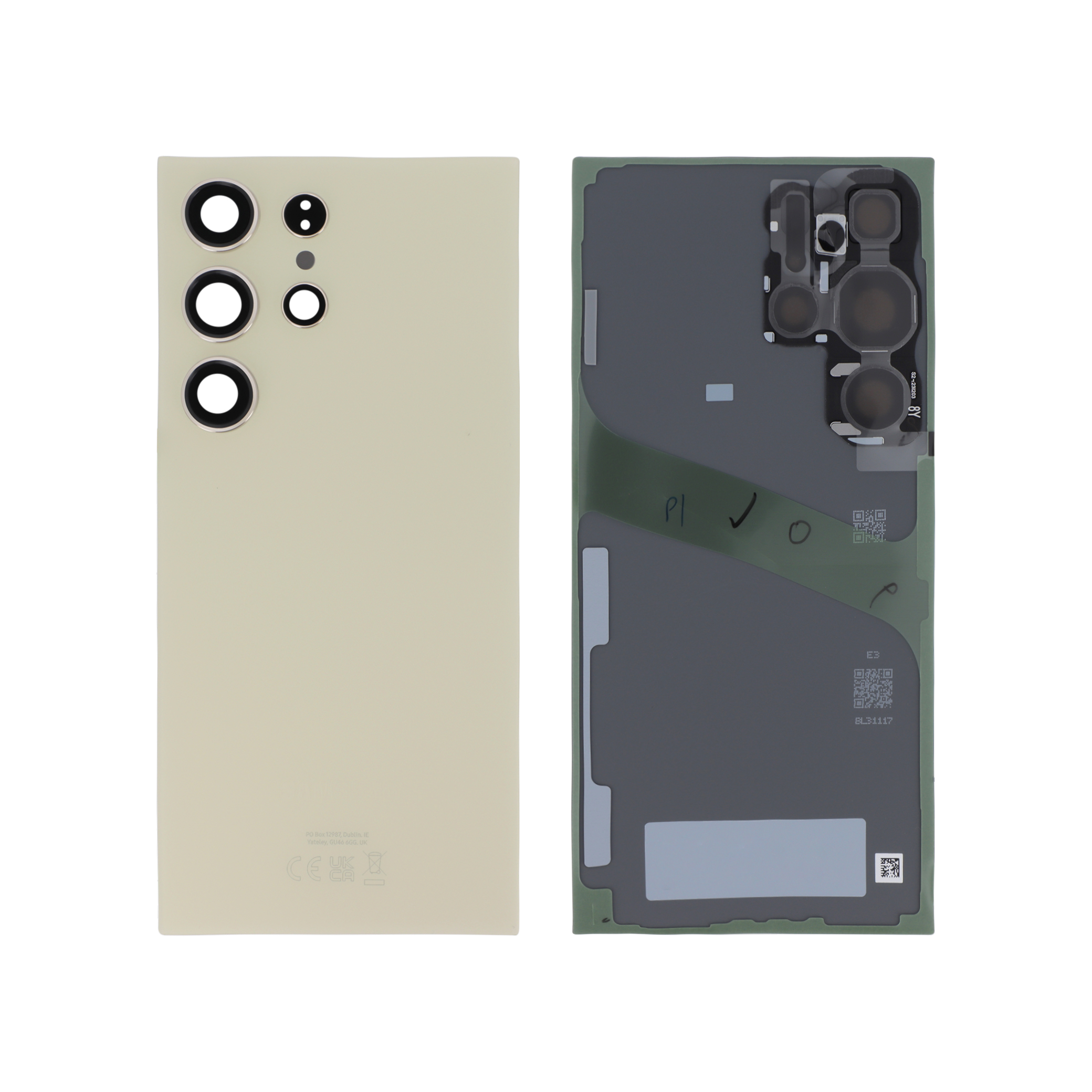 Capac spate Samsung Galaxy S24 Ultra (S928B) Titanium Yellow Service Pack