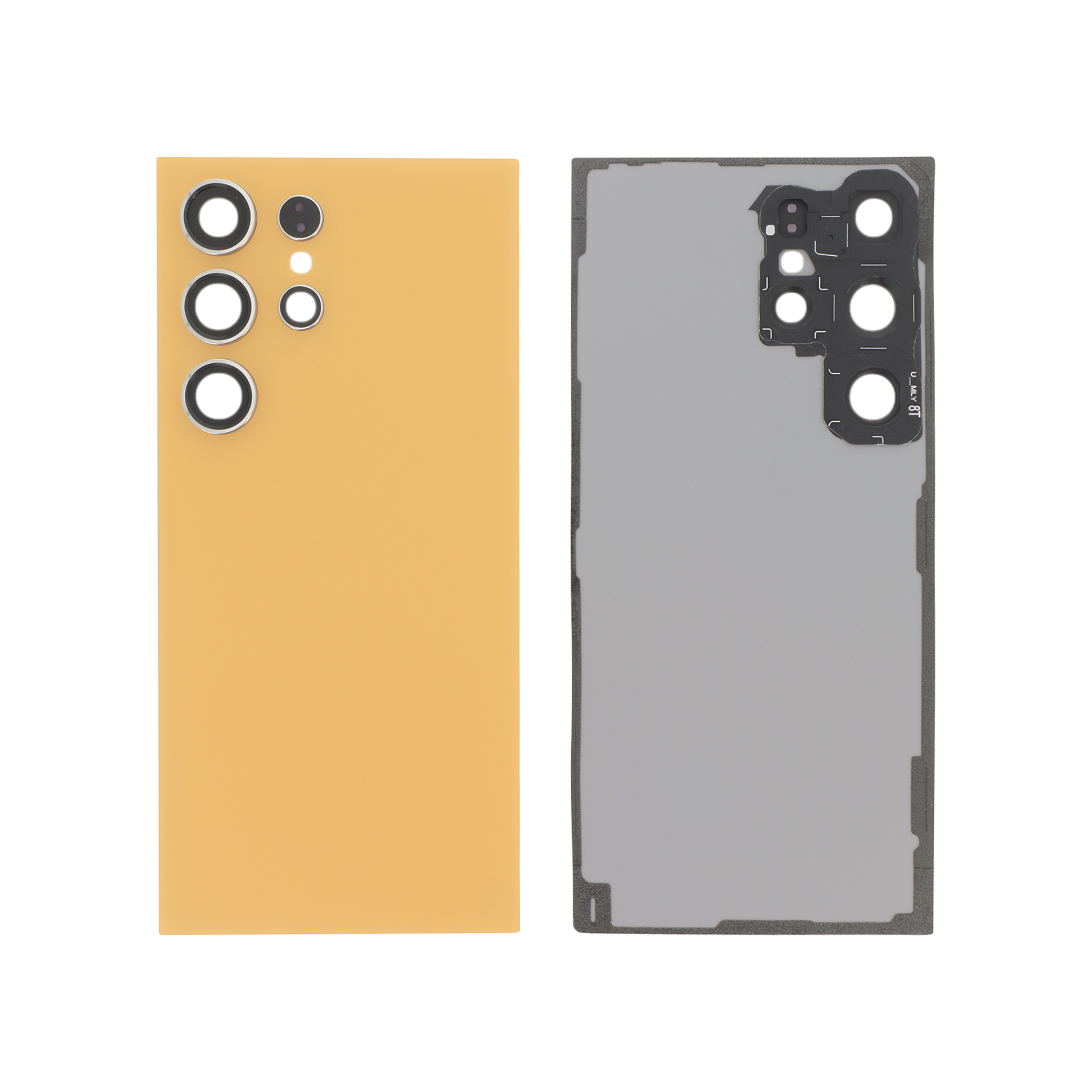 Capac spate Titanium Orange Samsung Galaxy S24 Ultra (S928B), fara logo, compatibil