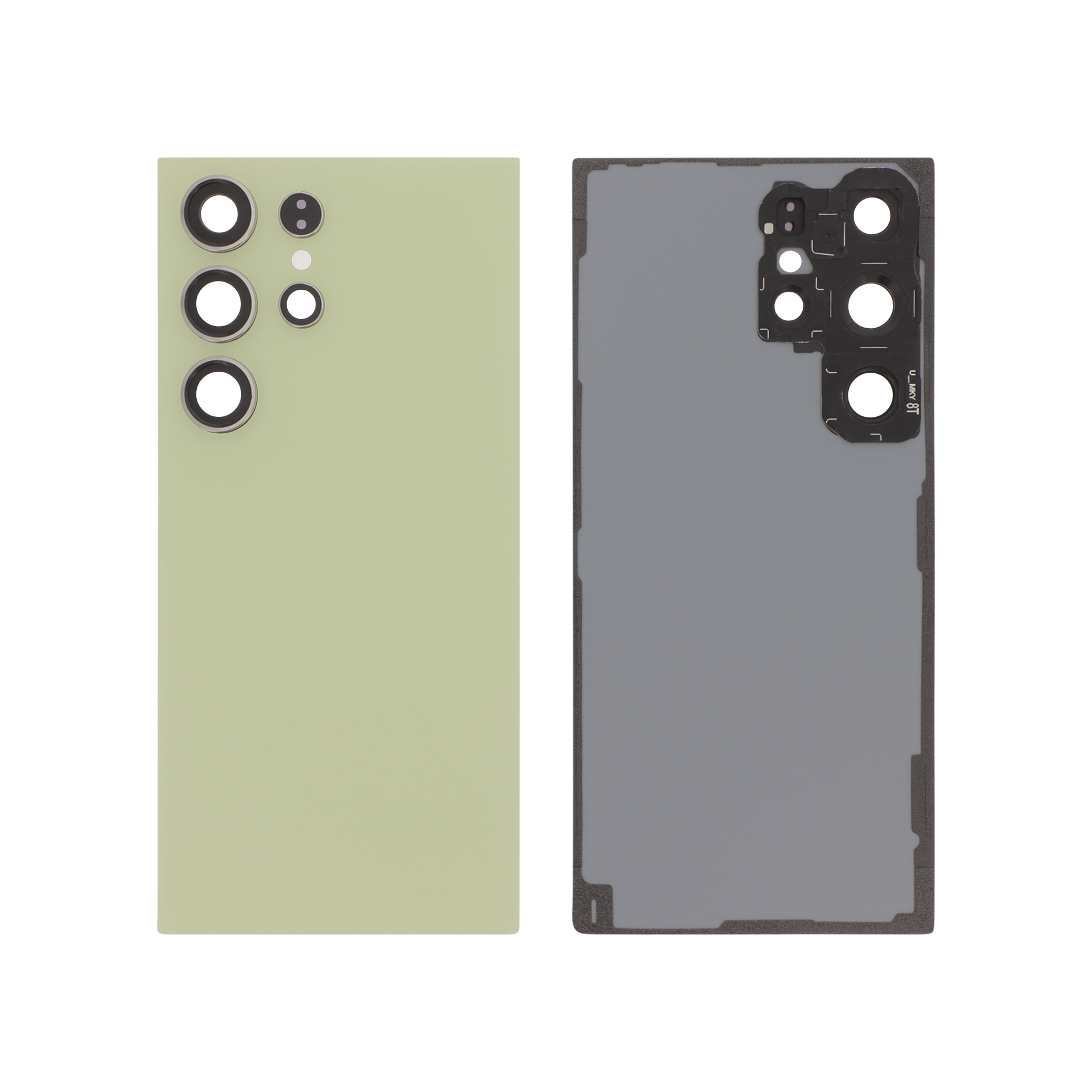 Capac spate Titanium Green Samsung Galaxy S24 Ultra (S928B), fara logo, compatibil