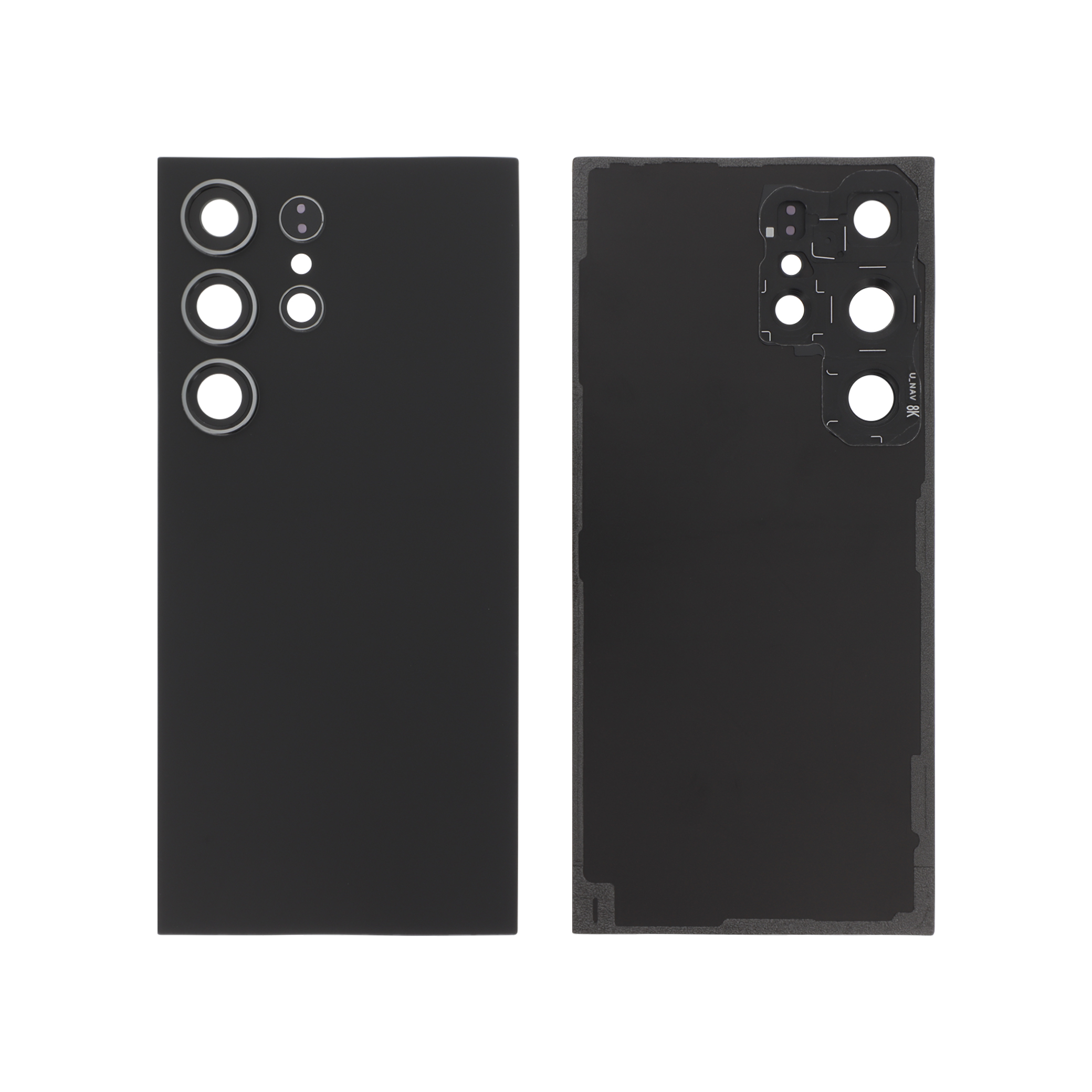 Capac spate Titanium Black Samsung Galaxy S24 Ultra (S928B), fara logo, compatibil