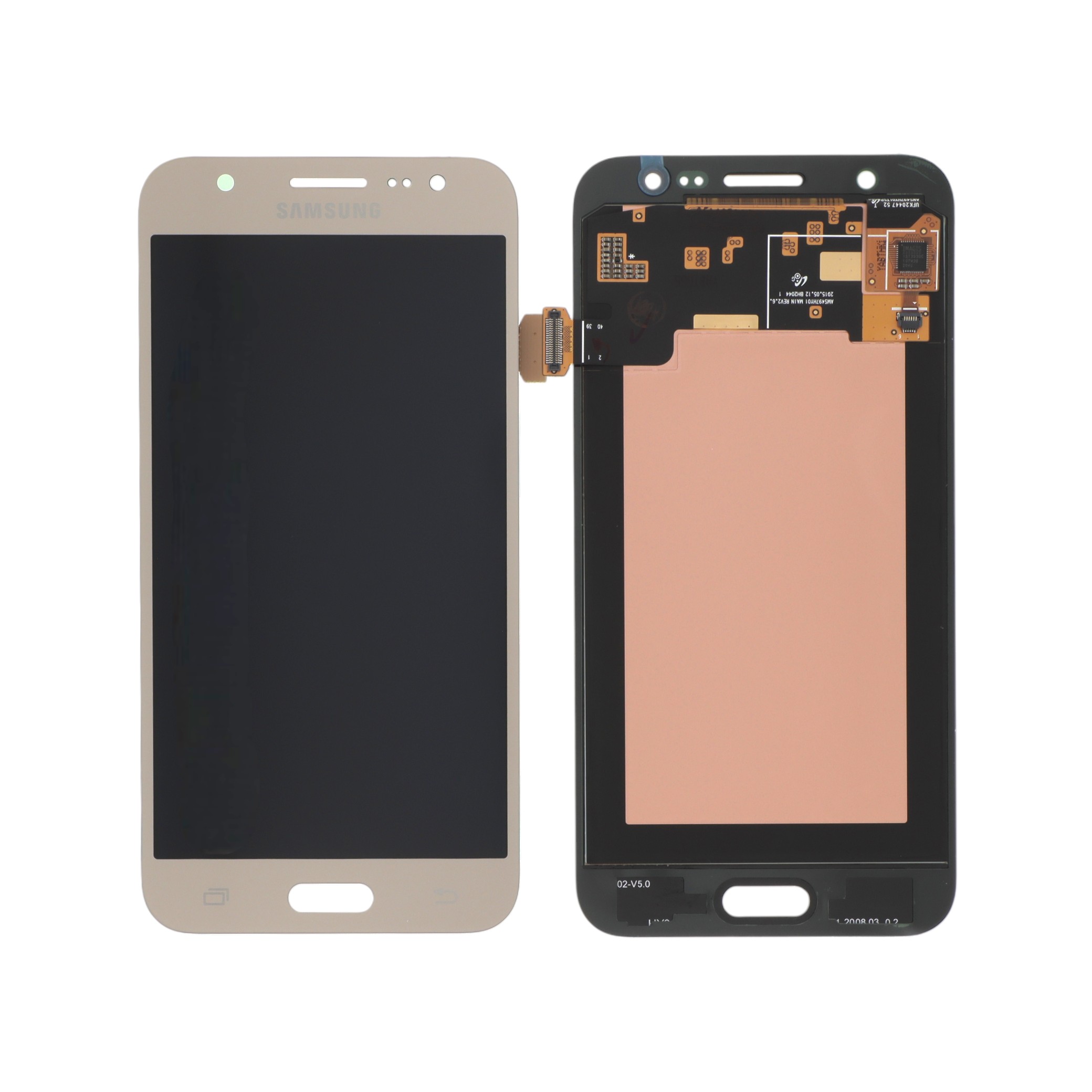 Display complet cu ramă Samsung Galaxy J5 (J500F) Gold Service Pack