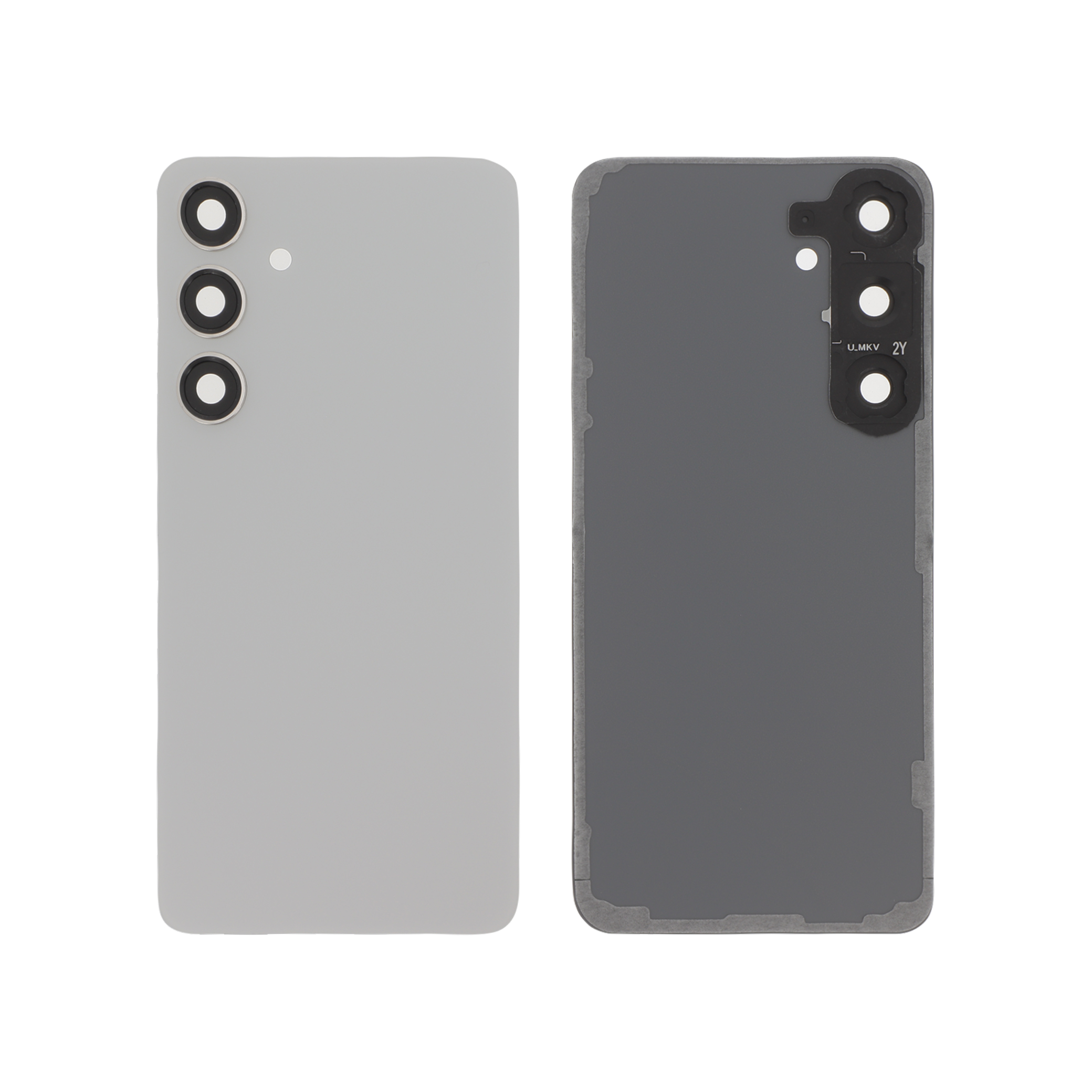 Capac spate Samsung Galaxy S24+ (S926B) Marble Grey, fara logo, compatibil