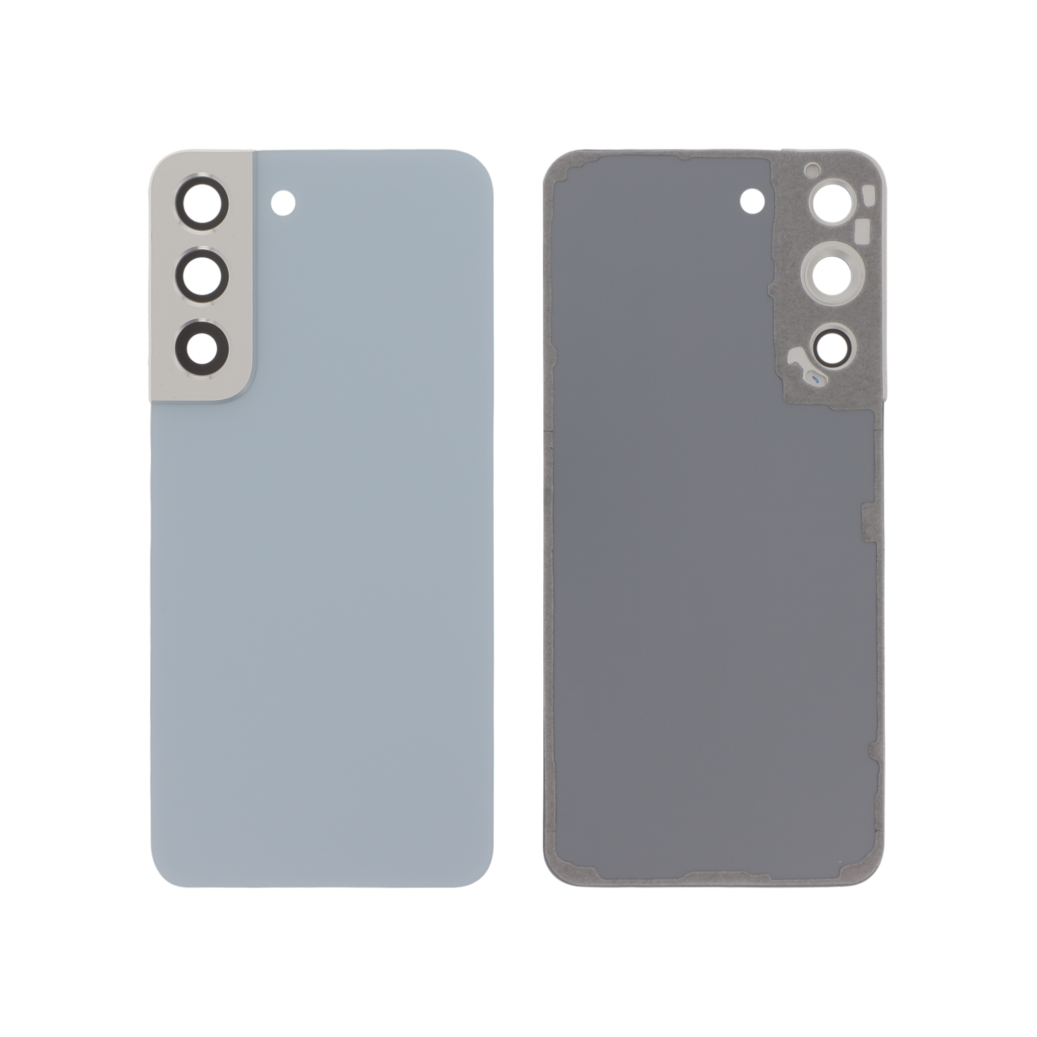 Capac spate Samsung Galaxy S22 S901B Sky Blue fara logo