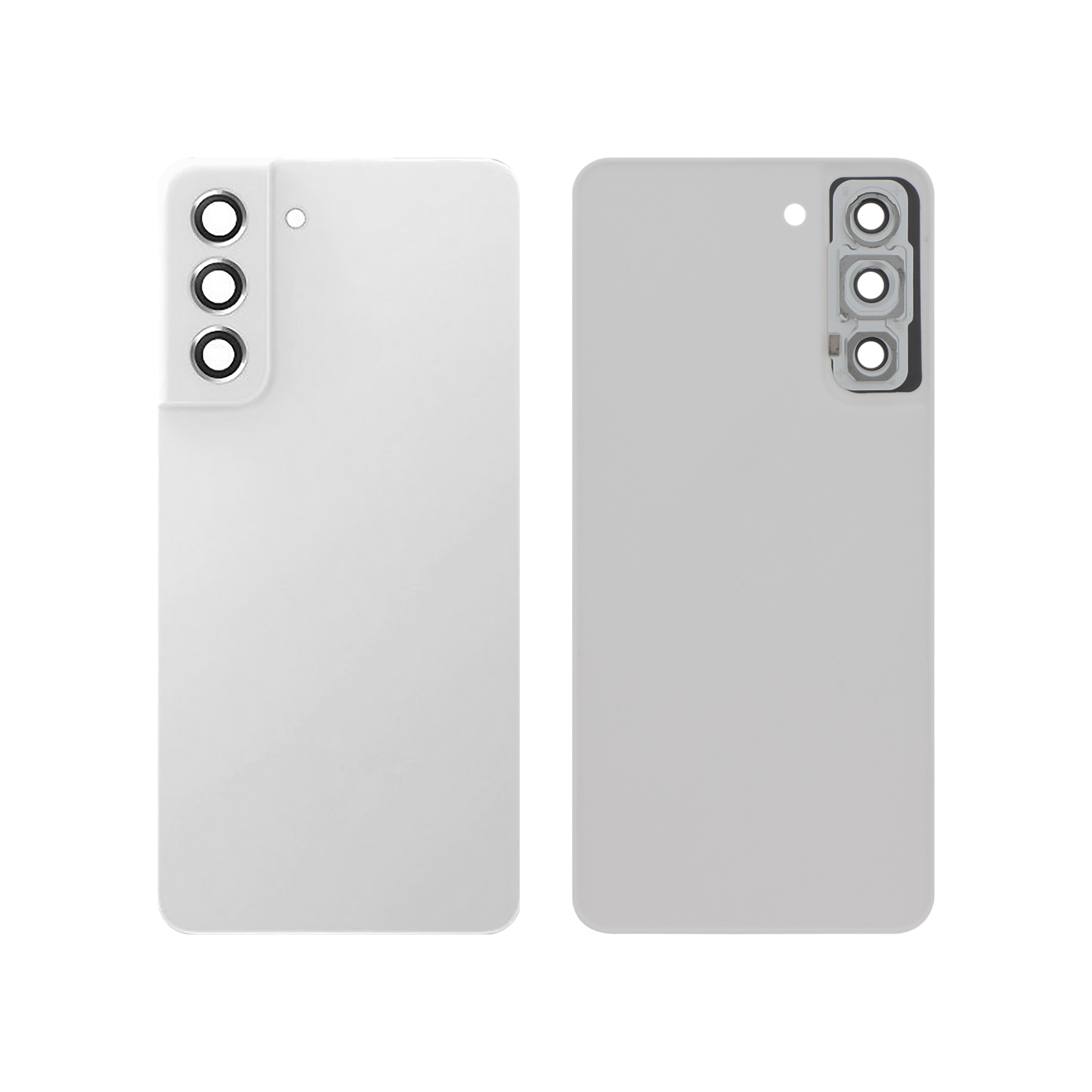 Capac spate White Samsung Galaxy S21 FE (G990B), fara logo, compatibil