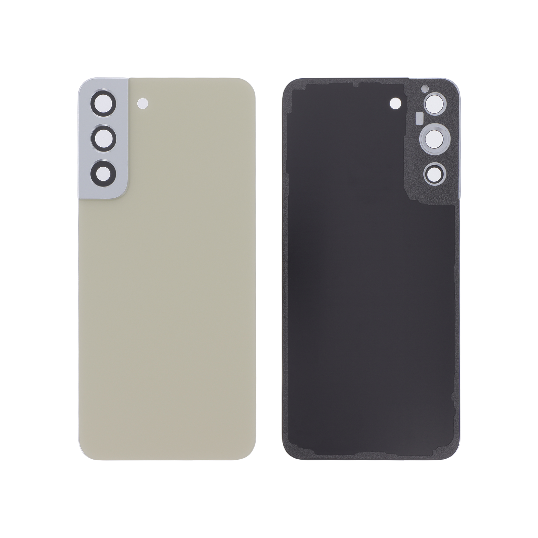 Capac spate Cream Samsung Galaxy S22+ (S906B), fara logo, compatibil