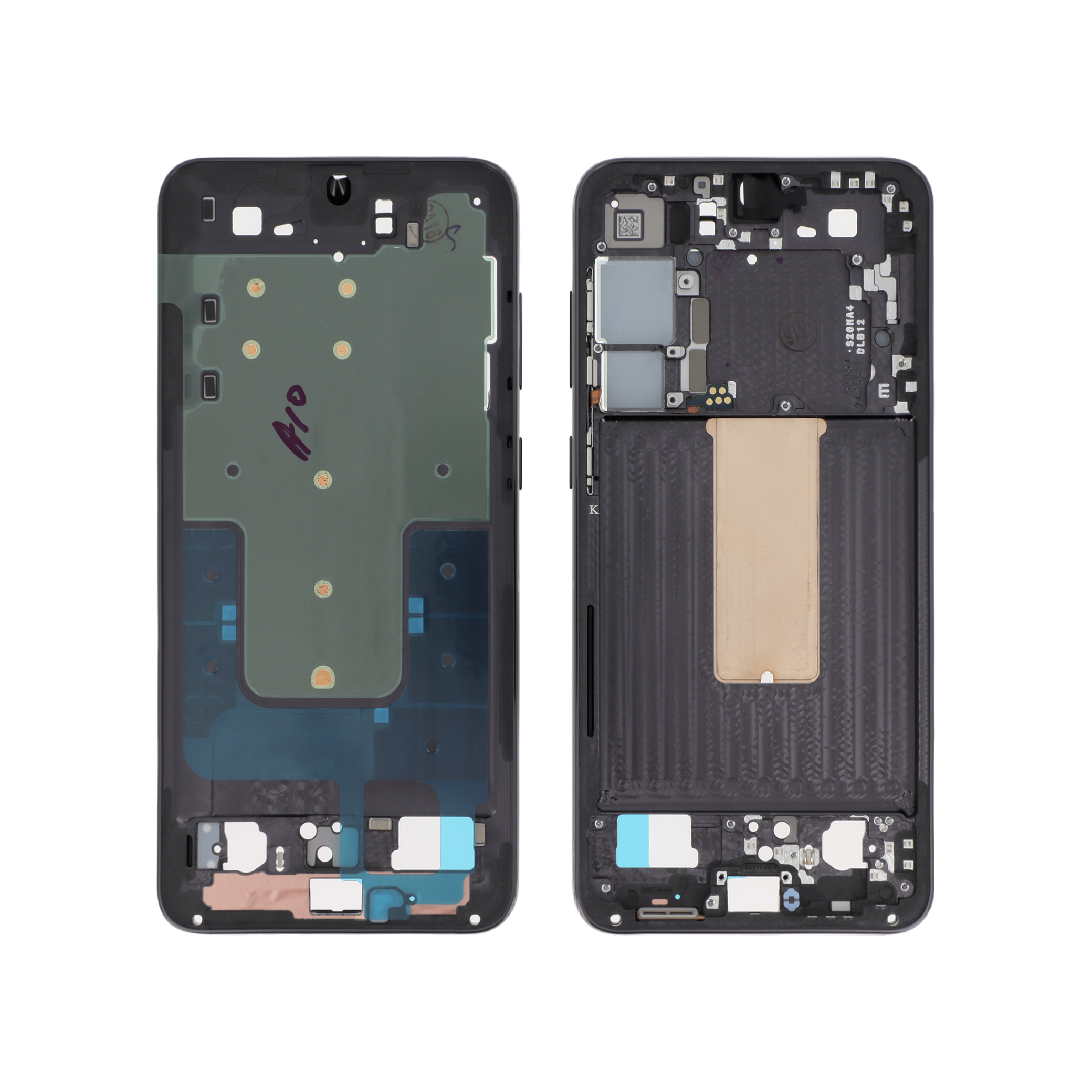 Midframe Black Samsung Galaxy S23+ (S916B) Service Pack