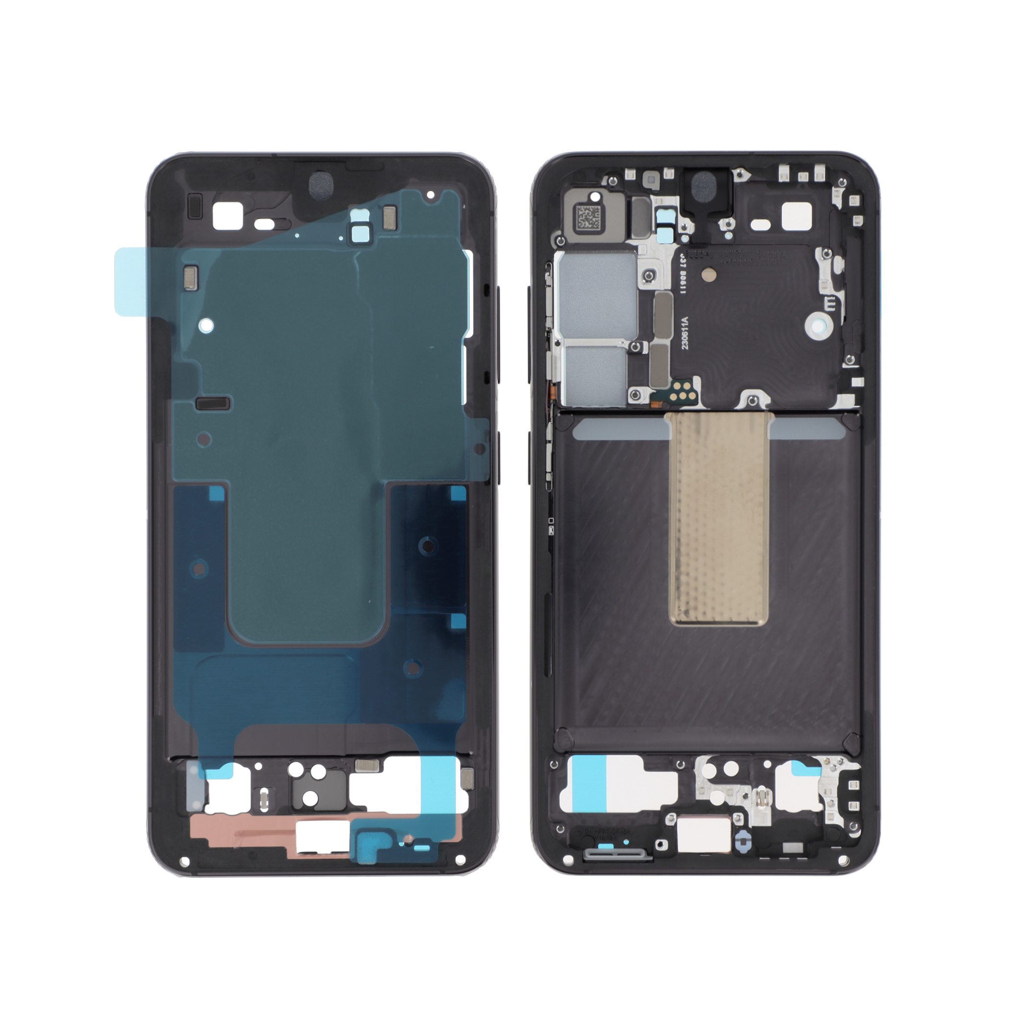 Midframe Black Samsung Galaxy S23 (S911B) Service Pack