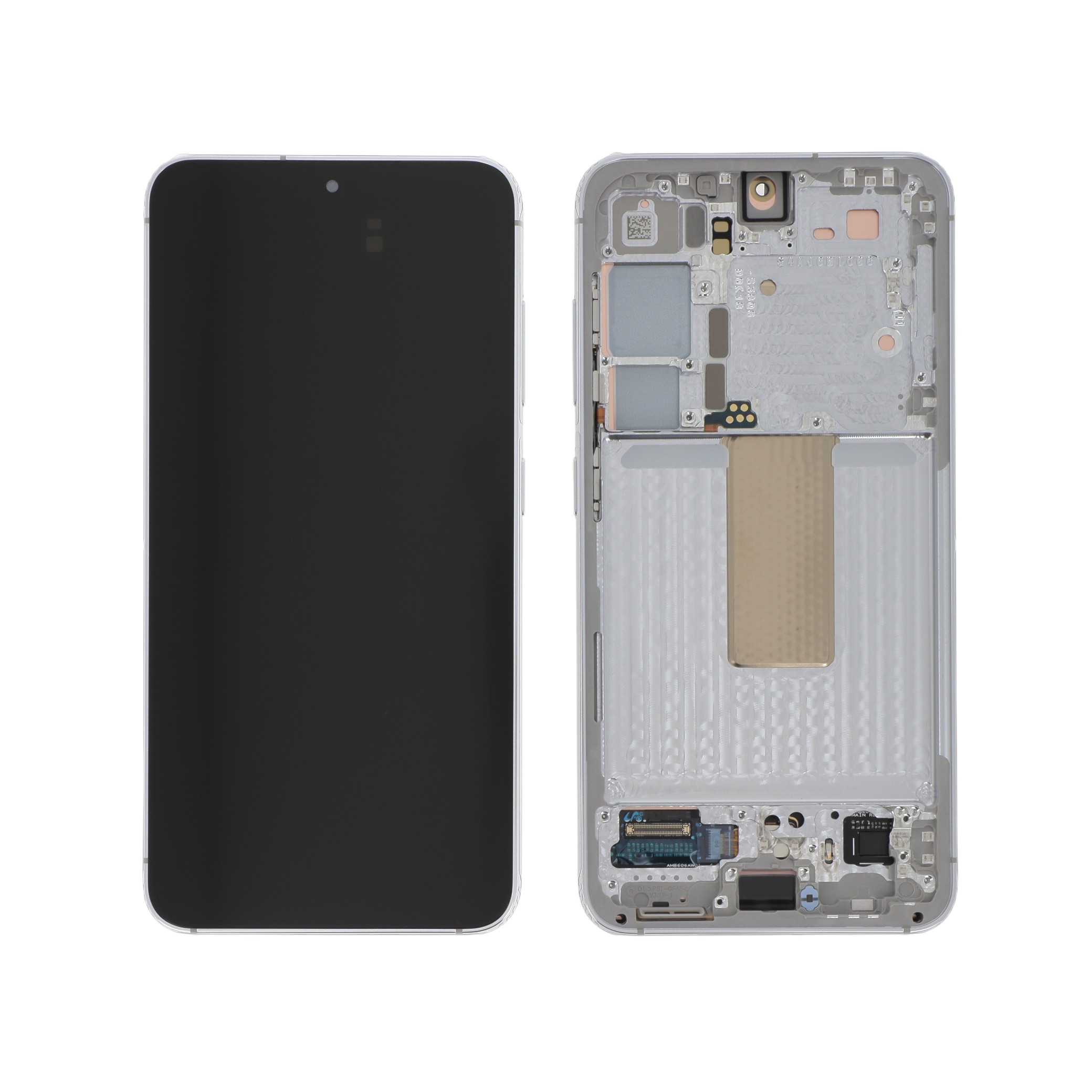 Display complet cu ramă Samsung Galaxy S23 (S911B) Albastru Service Pack