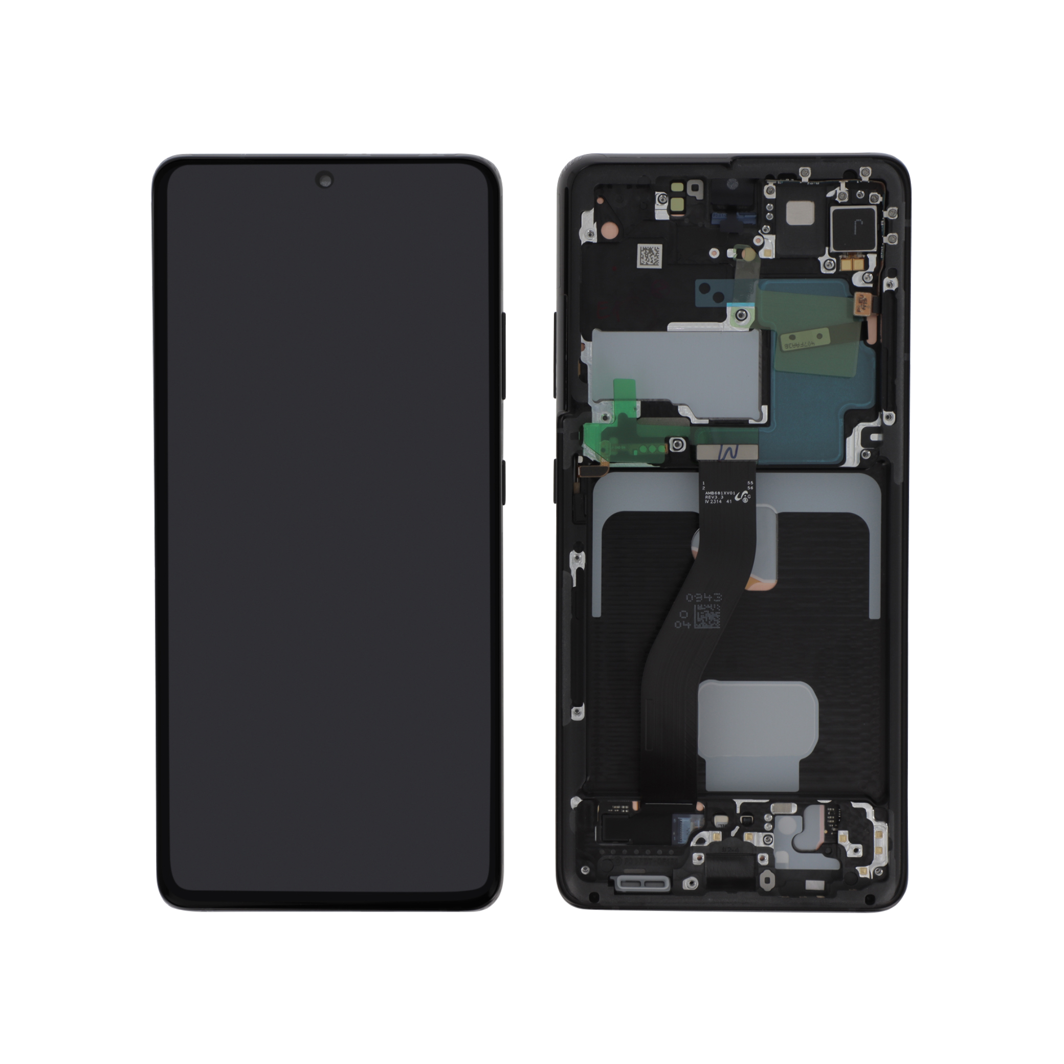 Display complet Samsung Galaxy S21 Ultra 5G (G998B) Black Service Pack