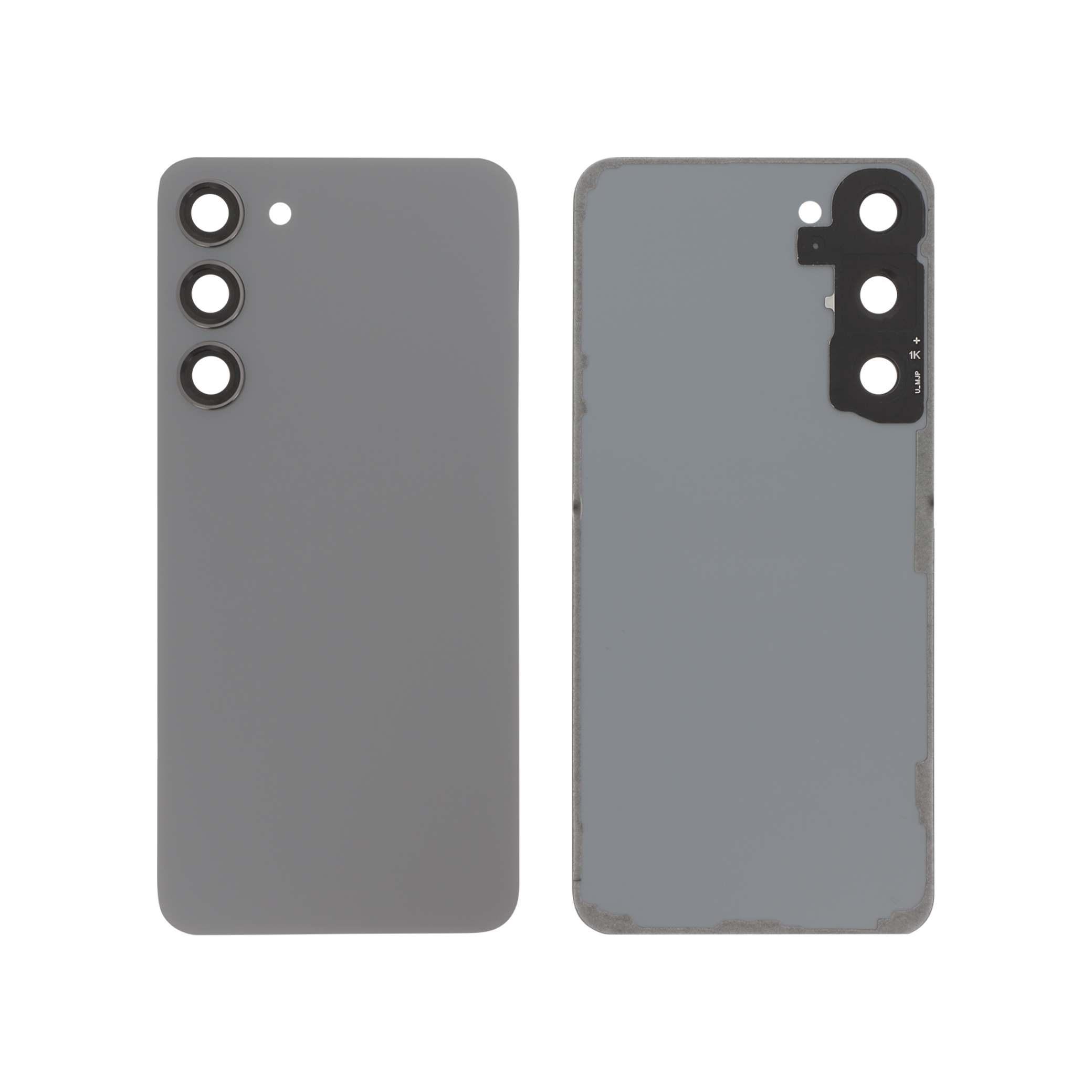 Capac spate Graphite Samsung Galaxy S23+ (S916B), fara logo, Compatibil