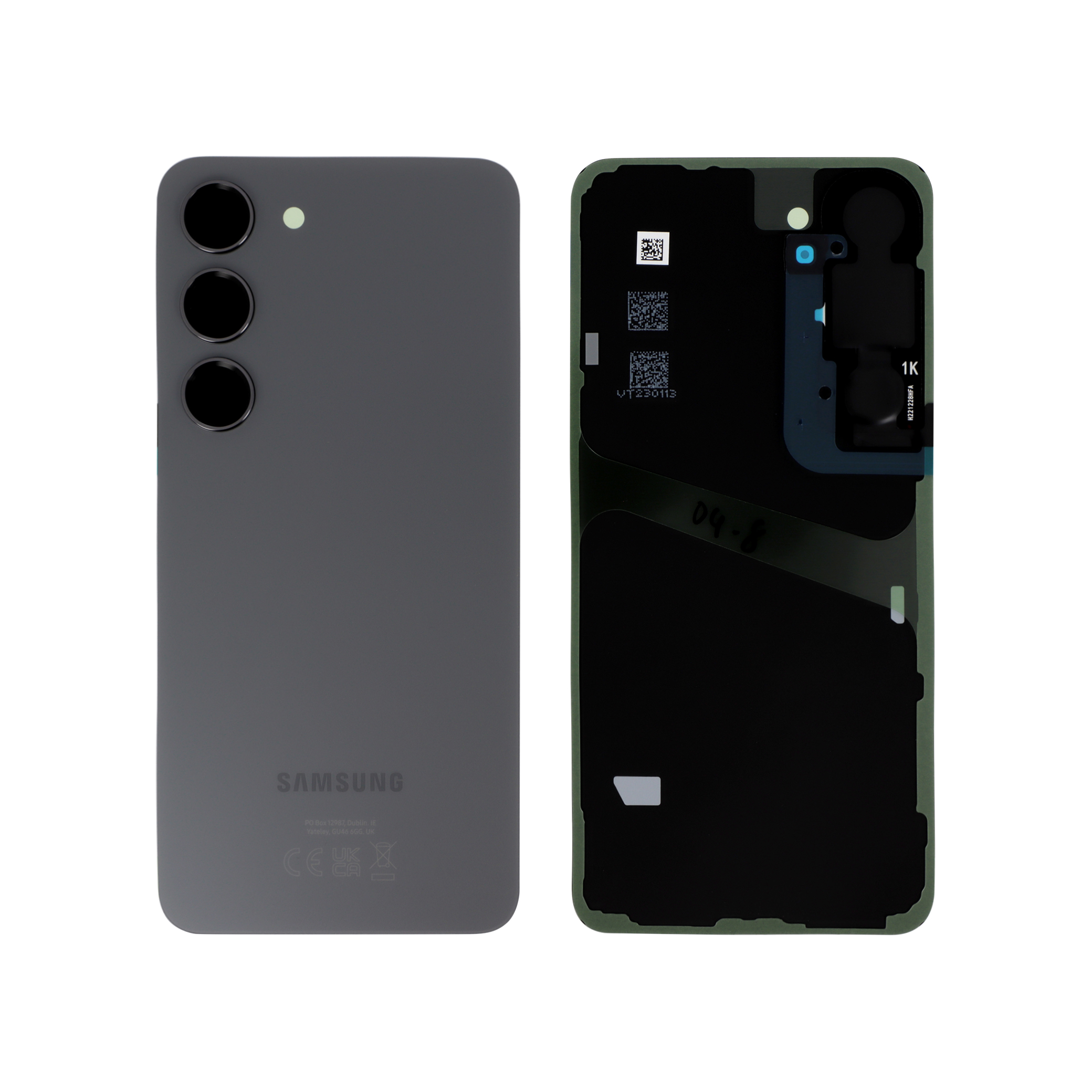 Capac spate Graphite Samsung Galaxy S23 (S911B) Service Pack