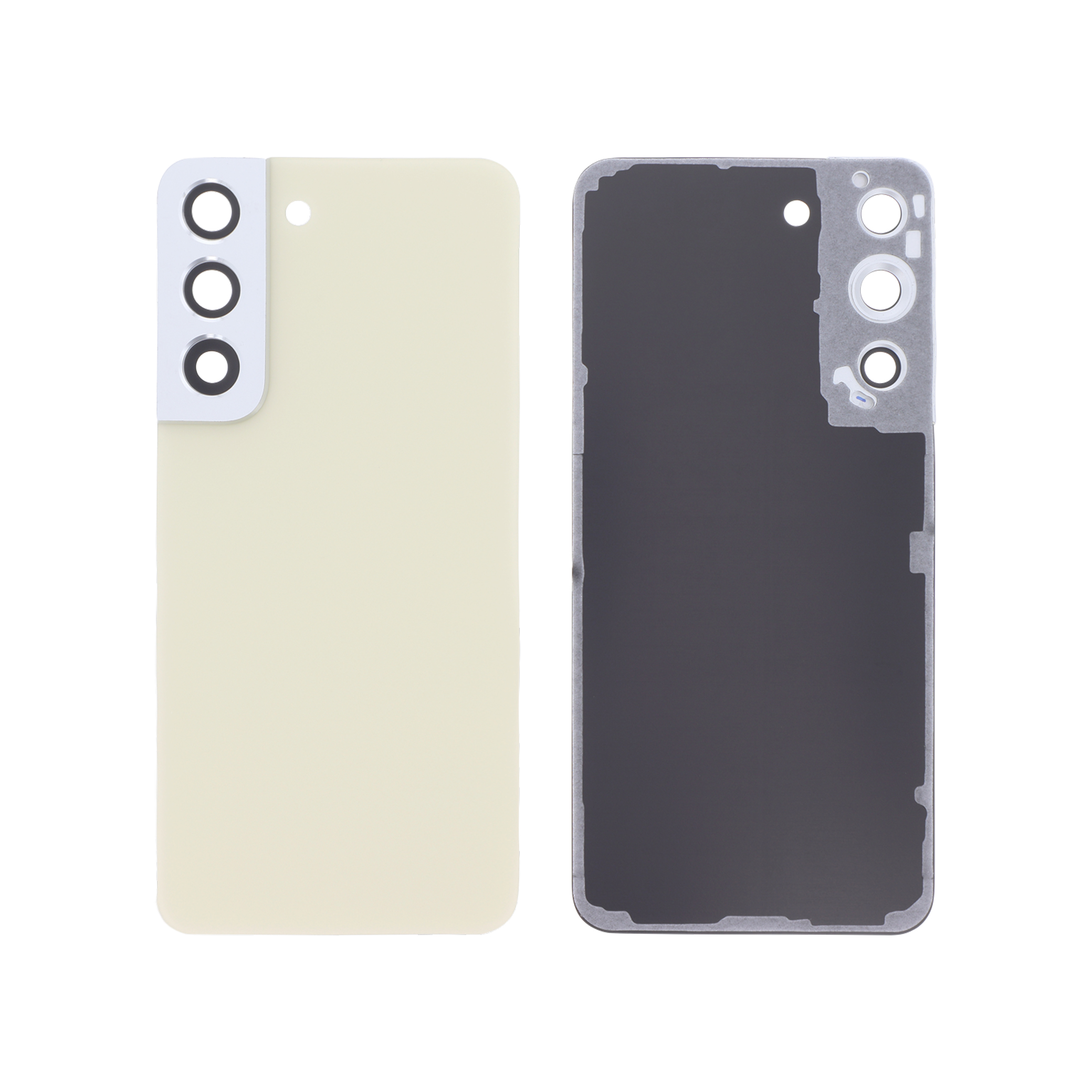 Capac spate Cream Samsung Galaxy S22 (S901B), fara logo, compatibil