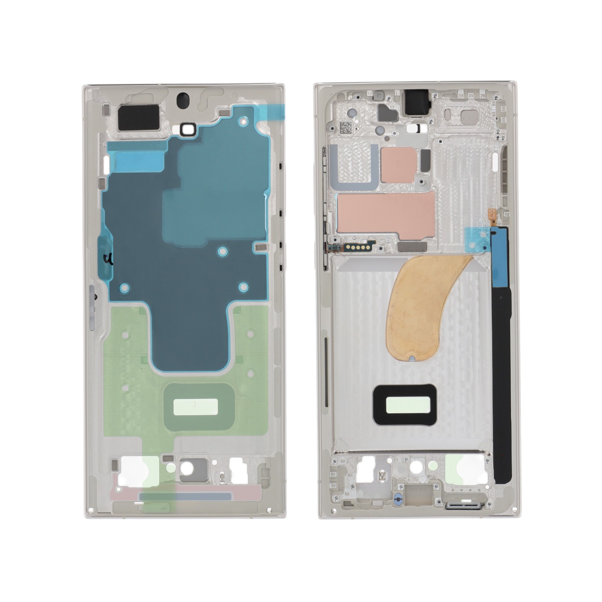Midframe Bej Samsung Galaxy S23 Ultra (S918B) Service Pack