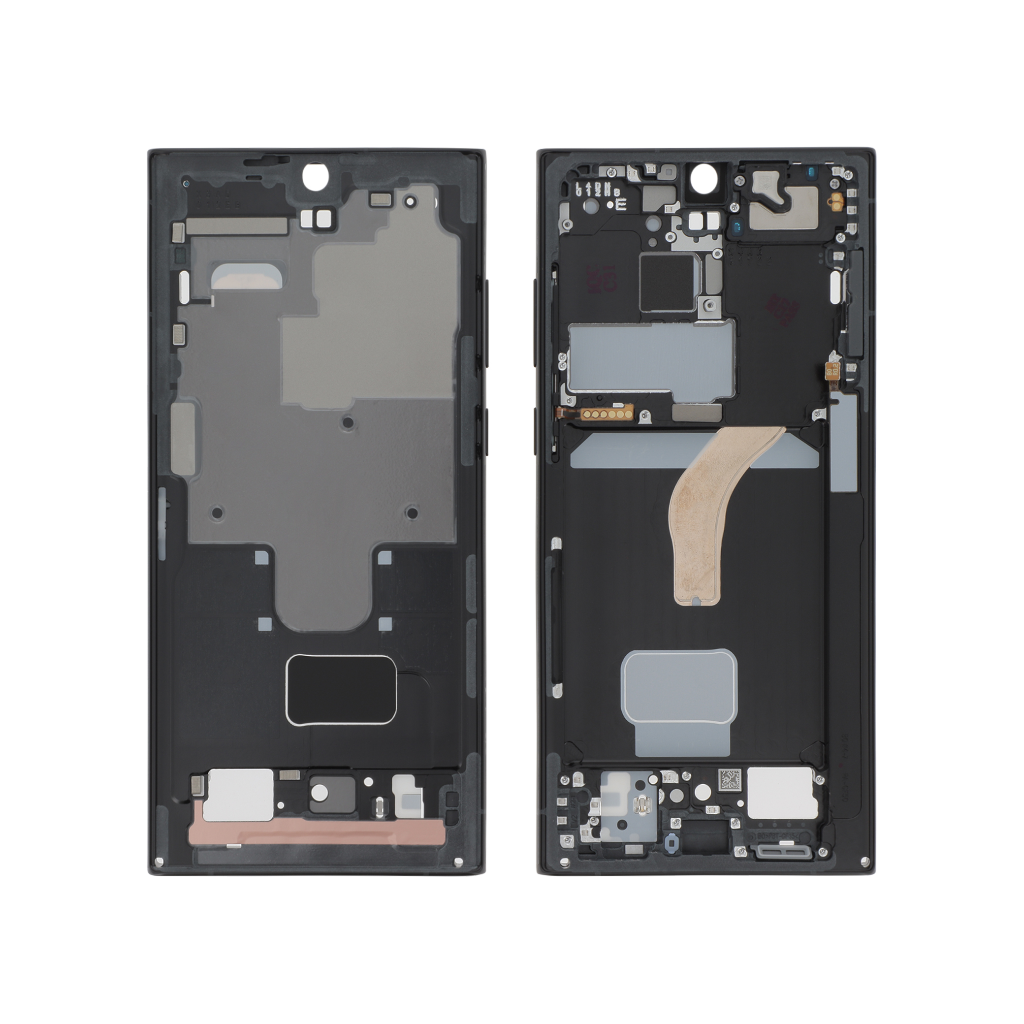 Midframe Graphite Samsung Galaxy S22 Ultra (S908B) Service Pack
