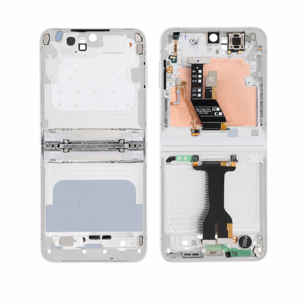 Frame White Samsung Galaxy Z Flip6 (F741B) Service Pack