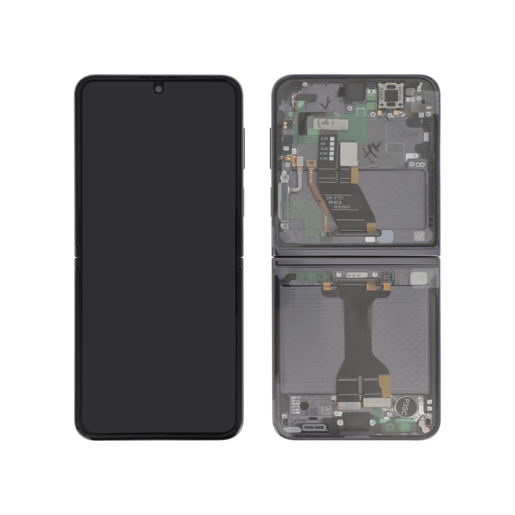 Display complet Samsung Galaxy Z Flip5 (F731B) Graphite Service Pack