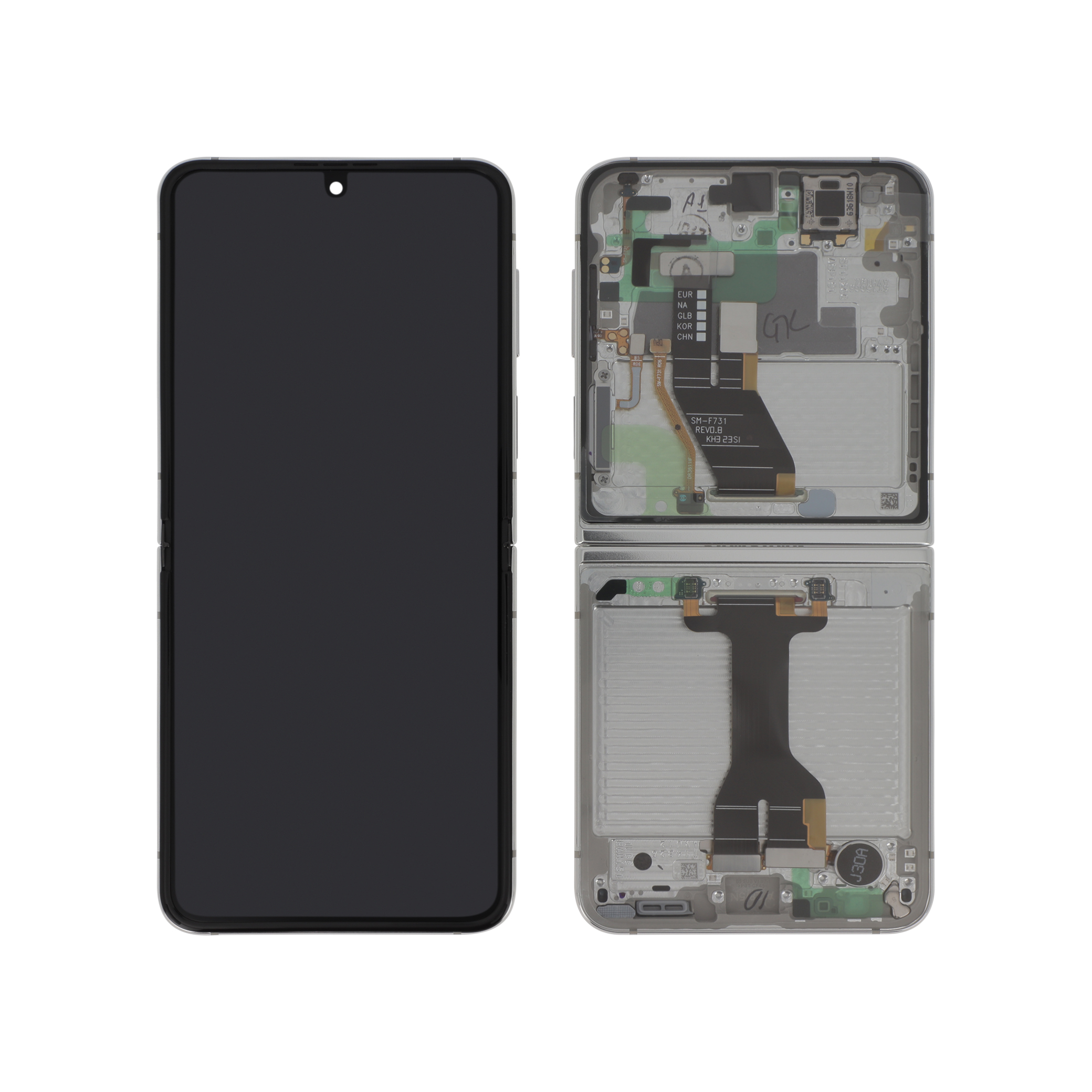Display complet Samsung Galaxy Z Flip5 (F731B) Cream Service Pack