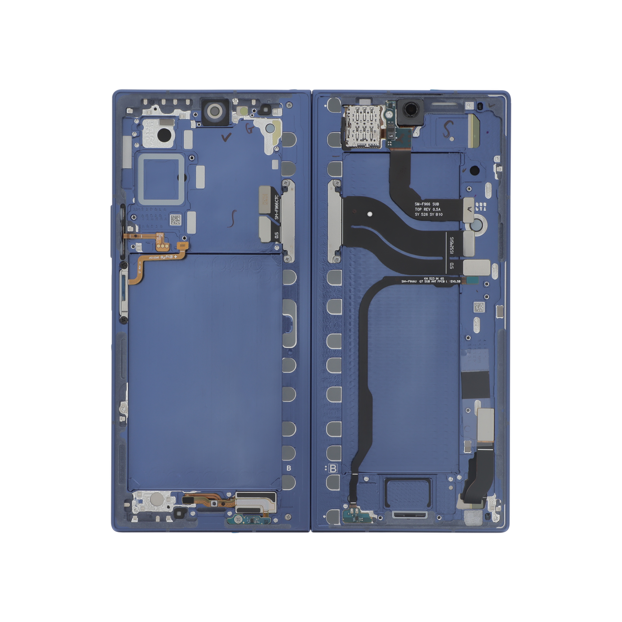 Display complet Samsung Galaxy Z Fold7 (F966B) Blue Night Service Pack