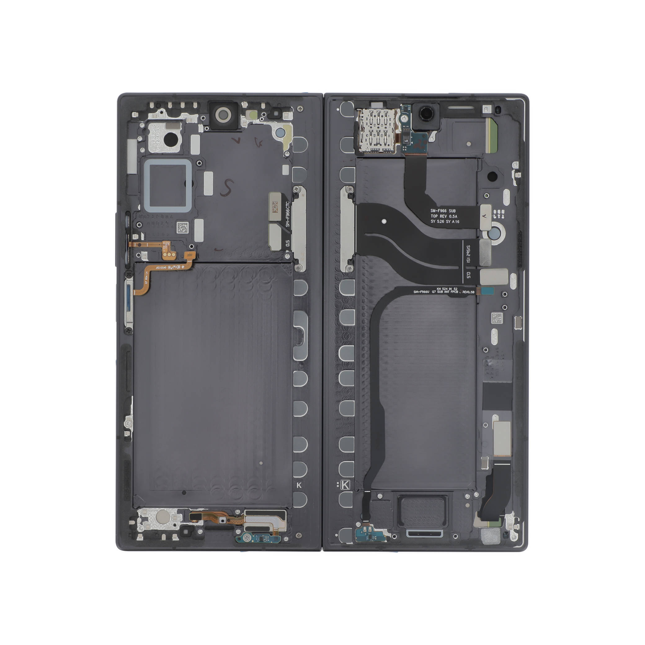 Display complet Samsung Galaxy Z Fold7 (F966B) Black Service Pack