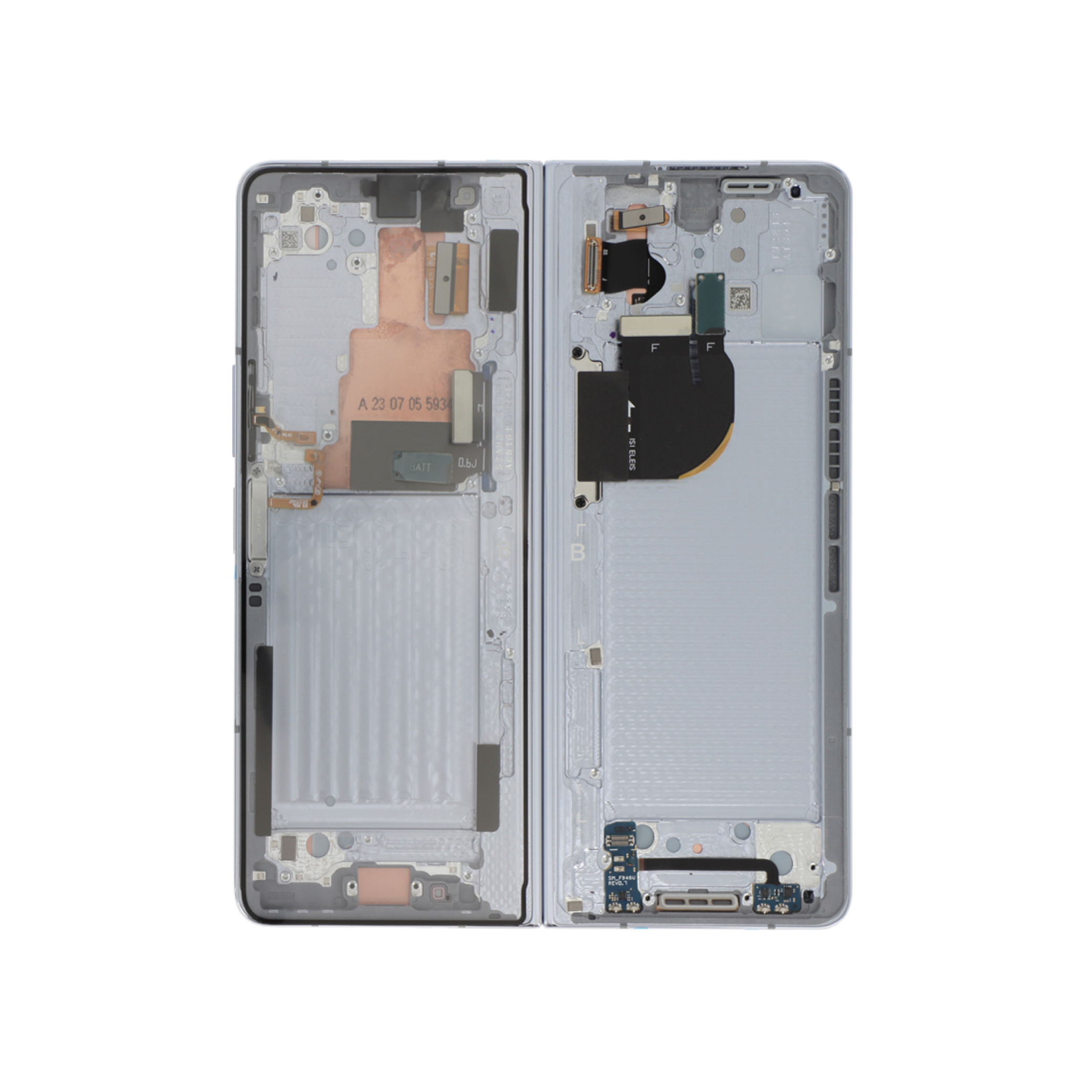 Display complet Samsung Galaxy Z Fold5 (F946B) Albastru Service Pack