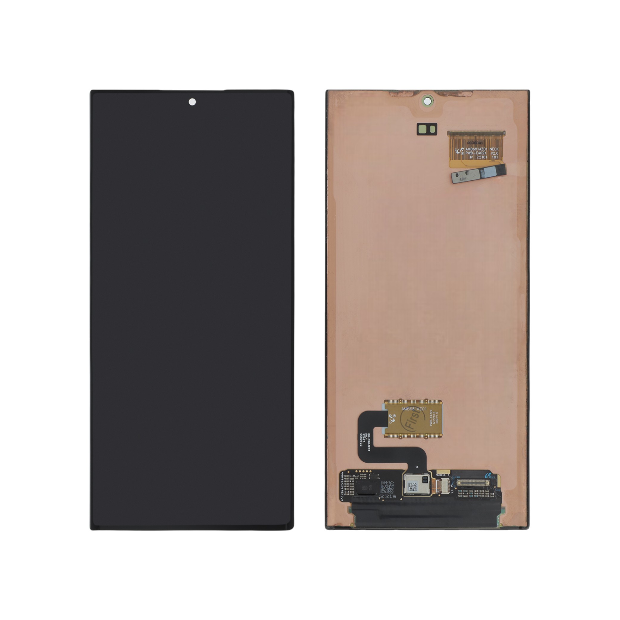 Display complet Samsung Galaxy S22 Ultra fără ramă Reconditionat