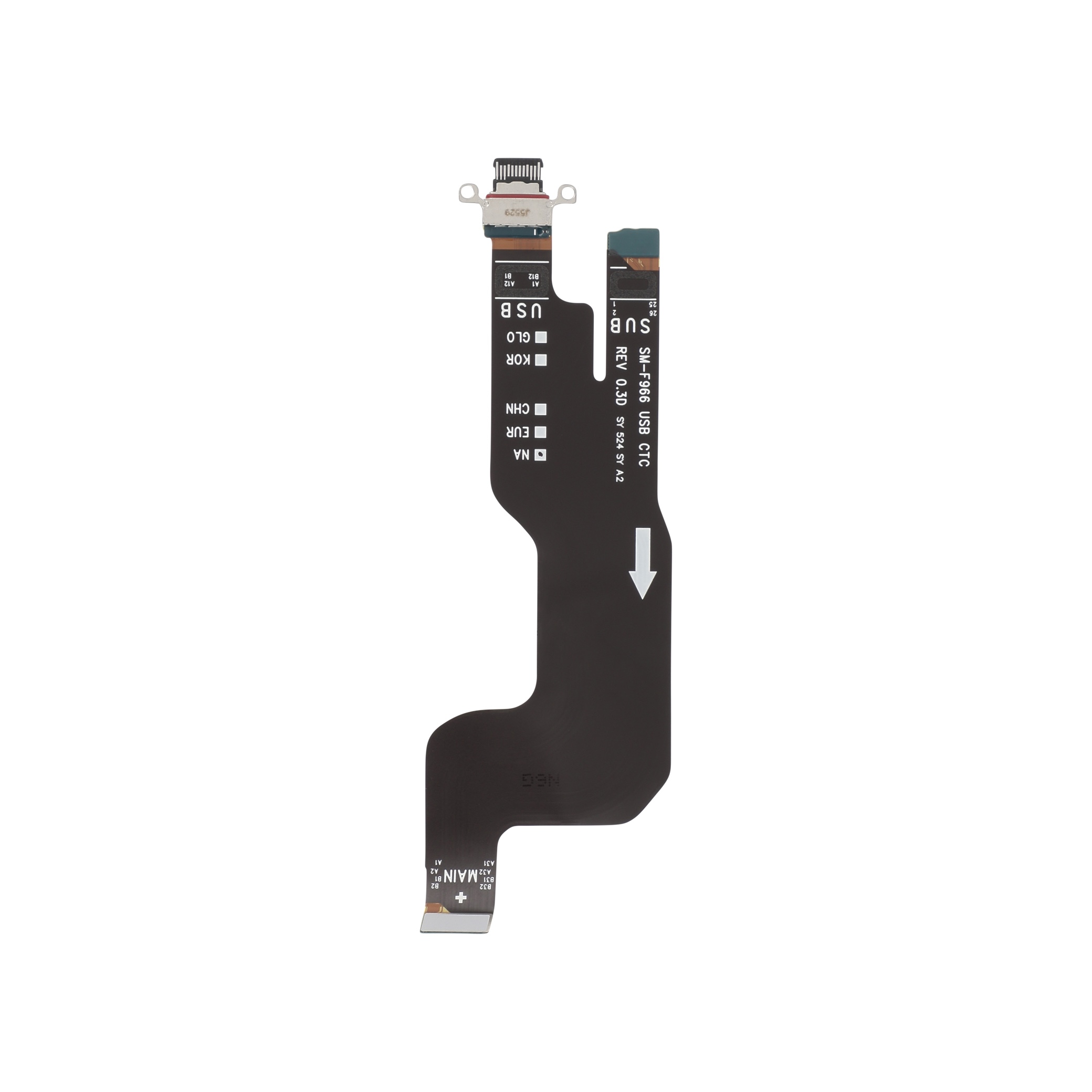 Charging Flex + Main Flex Samsung Galaxy Z Fold7 (F966B) Service Pack